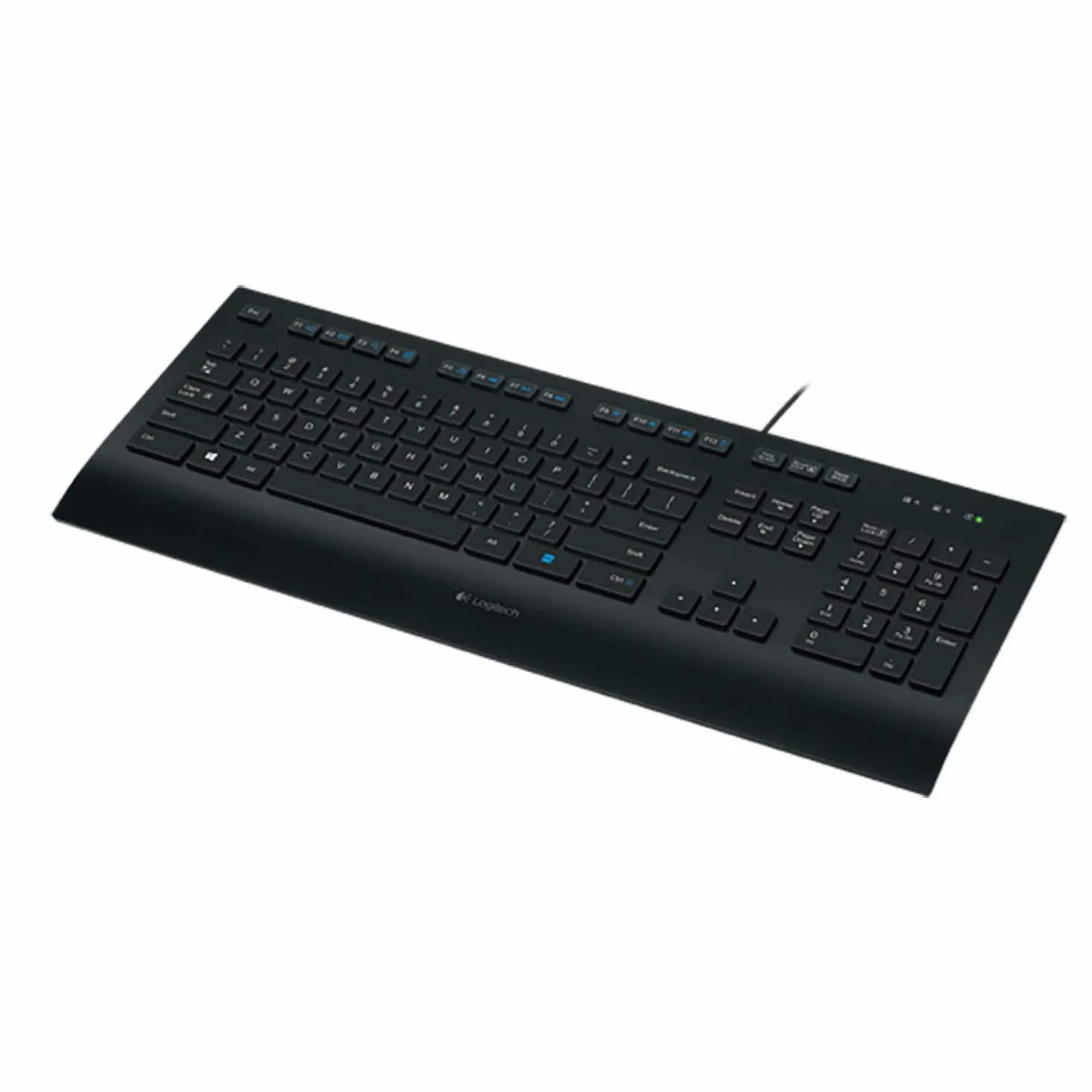Logitech K280e Pro Biznesowa klawiatura przewodowa USB QWERTY Czarny