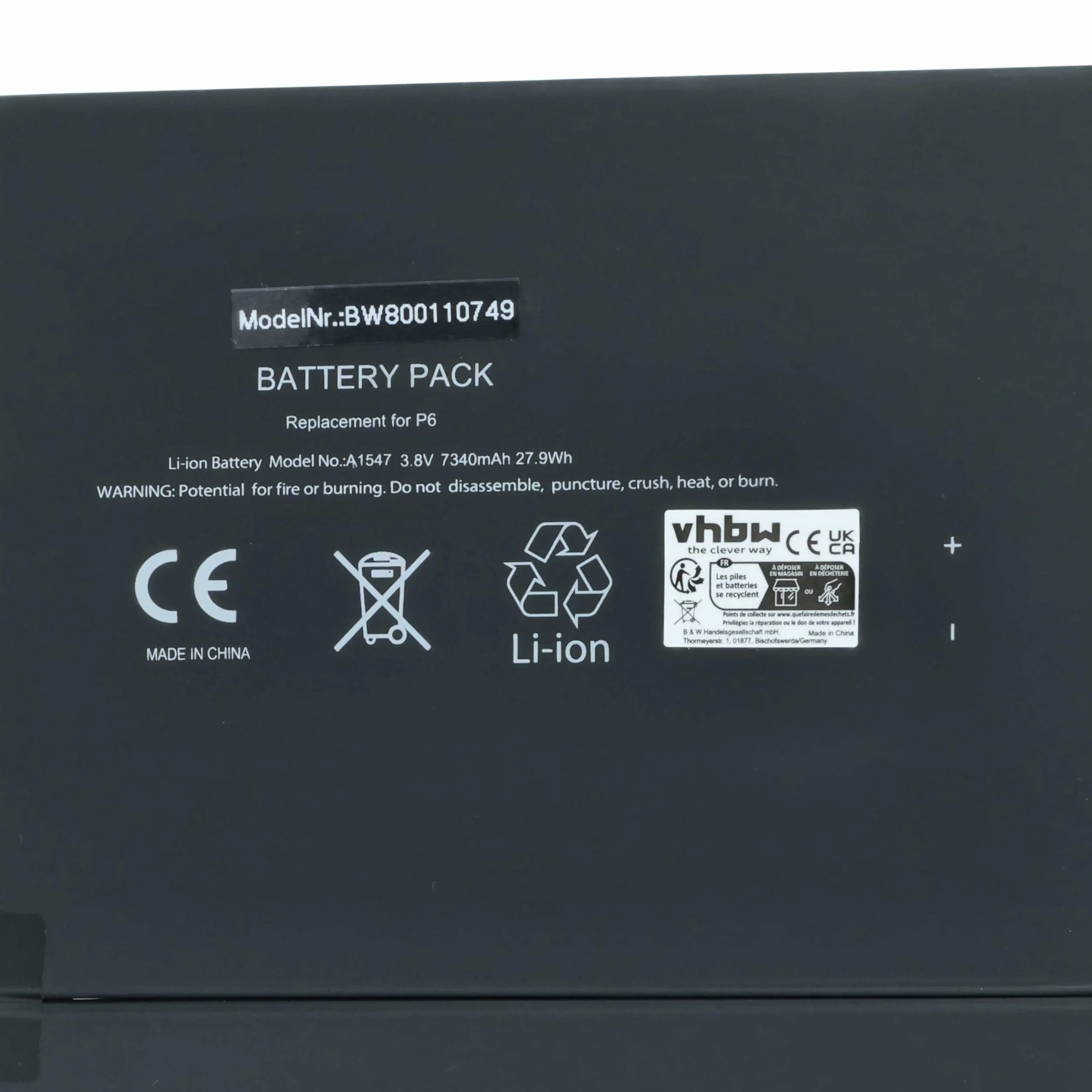 Bateria kompatybilna z Apple iPad Air A1567, A1547, A1566, 7340 mAh, 3,76 V, Li-Ion