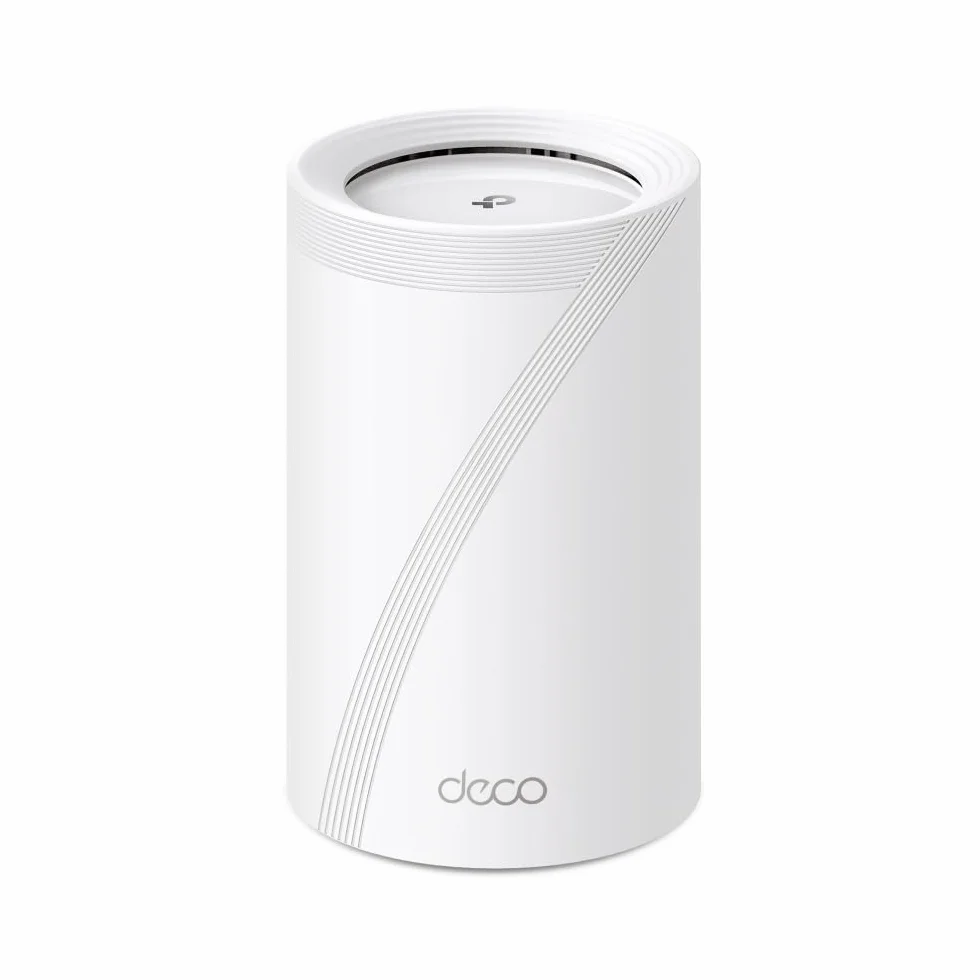 TP-Link Deco BE65 Wi-Fi 7 Mesh WLAN Set (3 szt.) Tri-Band 6G 320 MHz MLO 4x 2.5 G port USB 3.0 WPA3 Biały