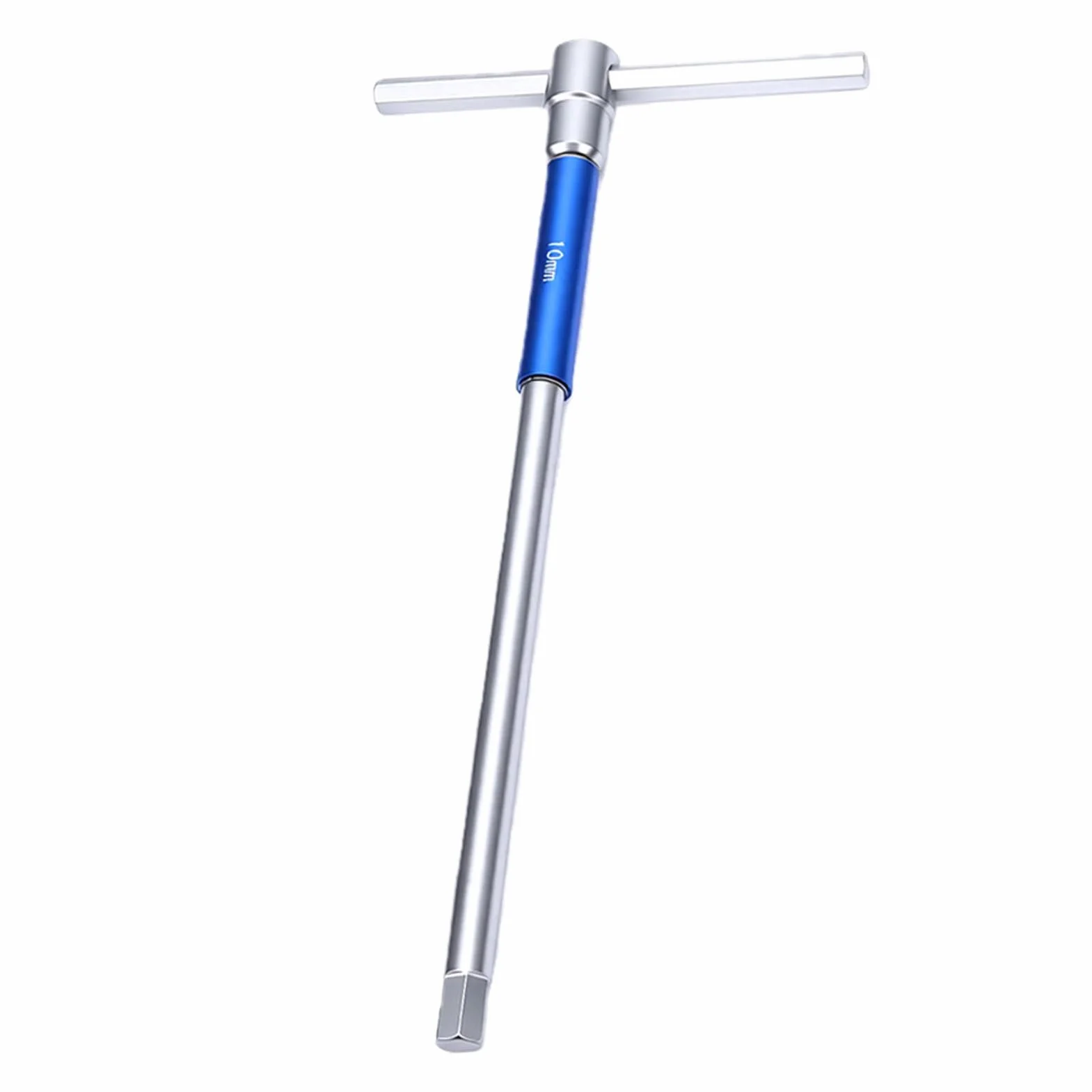 KIMISS Zestaw Kluczy Imbusowych z Uchwytem w Kształcie Litery T, 8 szt. Metrycznych Kluczy Imbusowych z końcówką kulistą od 2 Mm do 10 Mm, Przesuwna Rączka do Szybkiego Obrotu, z