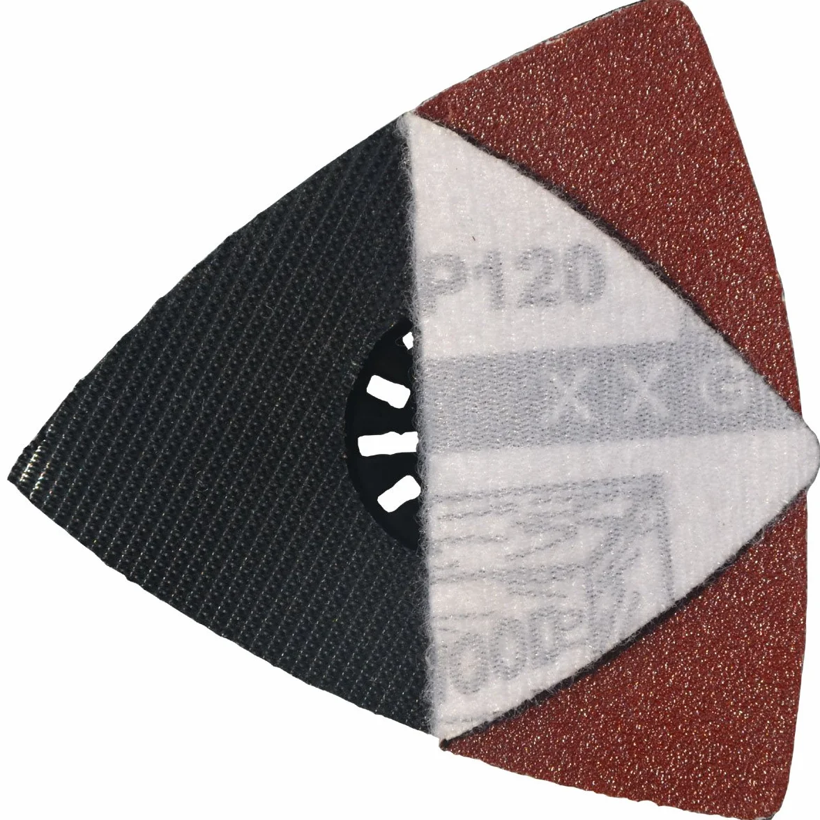 XXGO 55 szt. trójkąt 3-1/8 cala 80 mm 60/80/100/120/240 ziarnistości oscylujący wielofunkcyjny papier ścierny nr XG5501U
