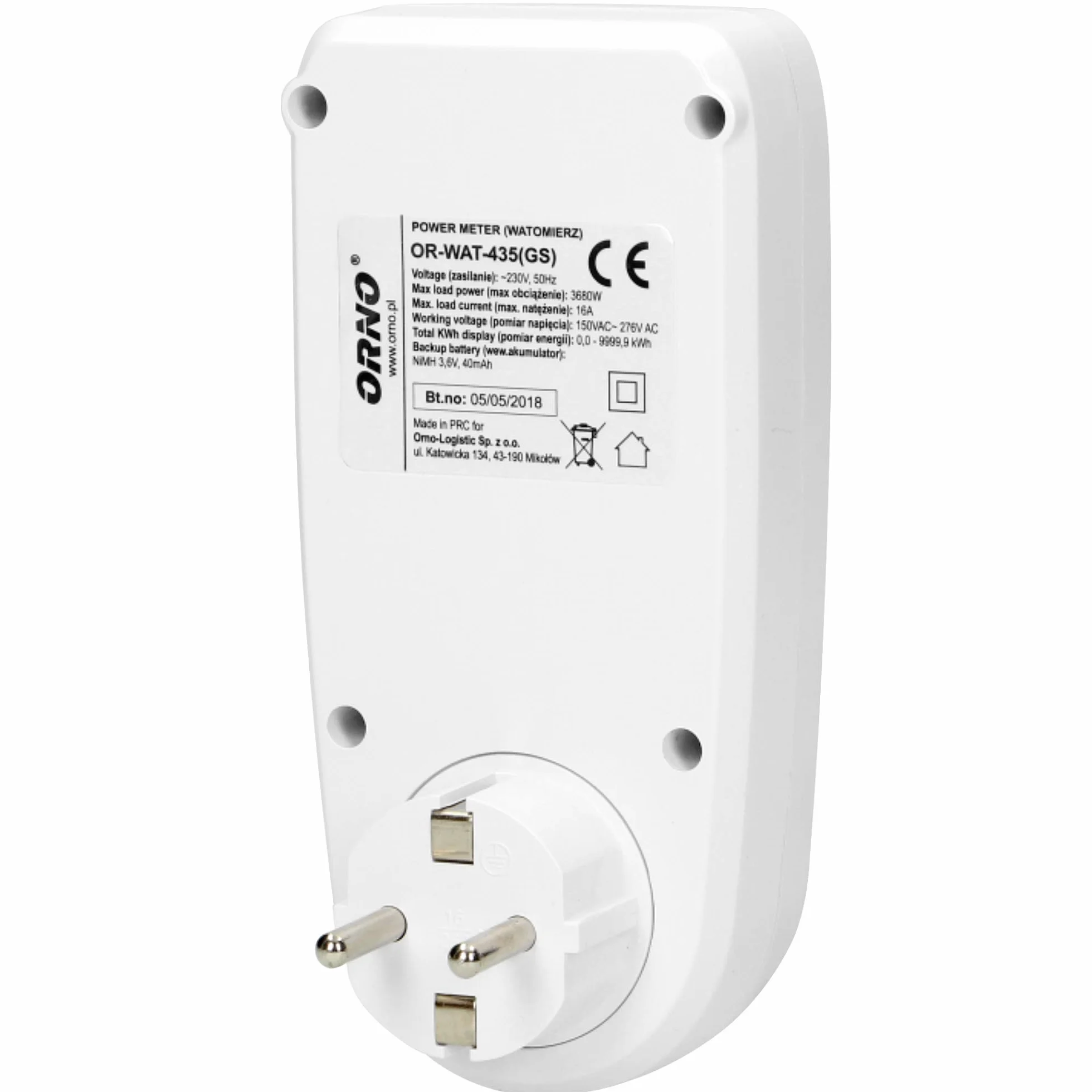 Orno OR-CR-209 Narzędzie do Pomiaru Prądu, Biały, 1 l