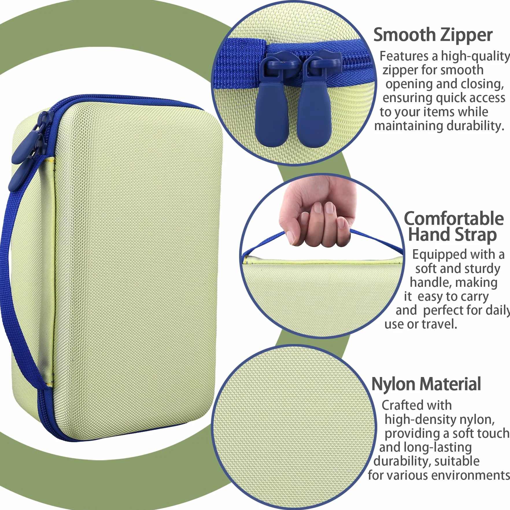 co2CREA Przechowywanie Carry Travel Hard Case dla głośnika Soundcore Boom 3i na zewnątrz, Solo Case
