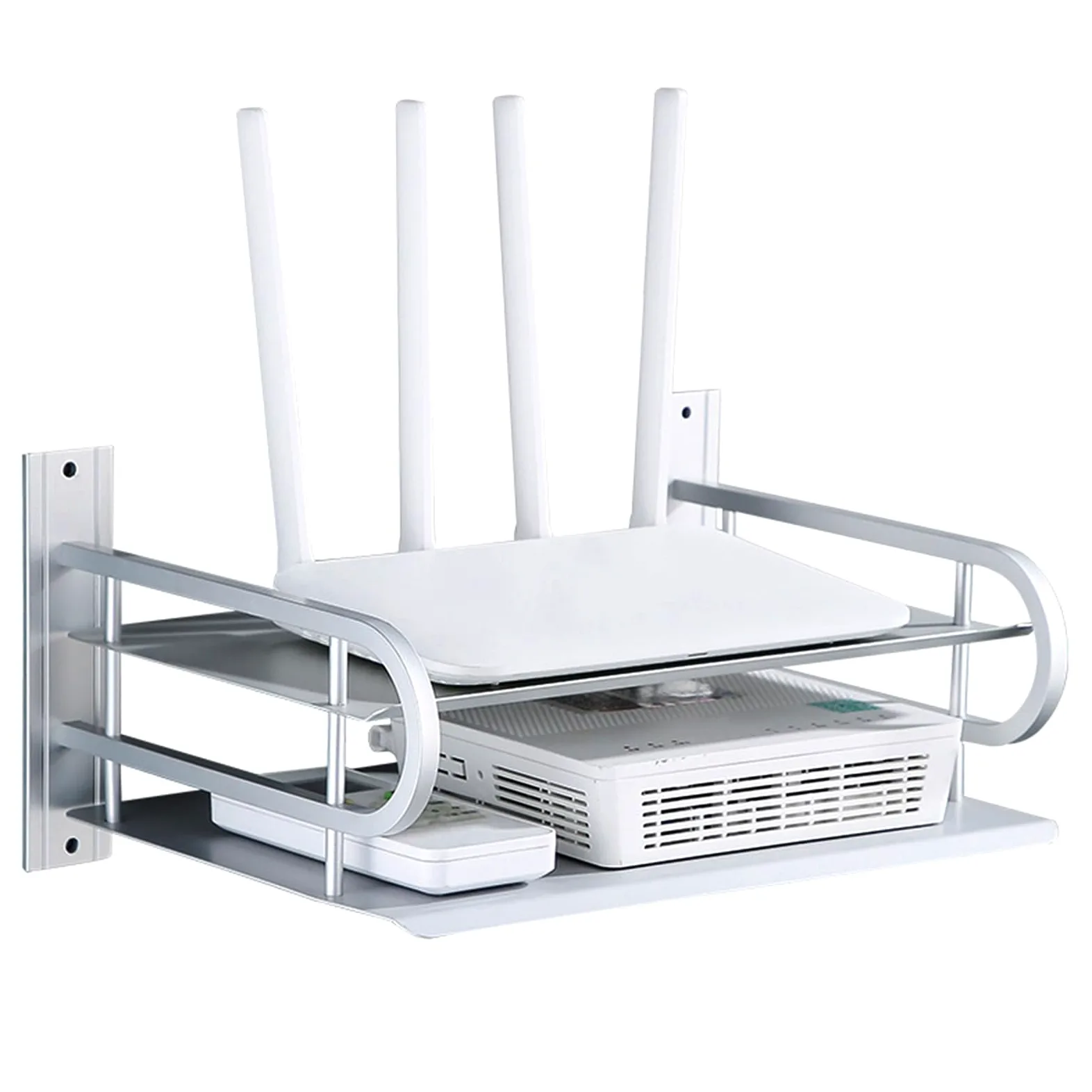 Półka ścienna do projektora PS5 uchwyt ścienny aluminiowy stojak multimedialny akcesoria TV odtwarzacz DVD router Hifi wsparcie kina domowego rozwiązanie do przechowywania