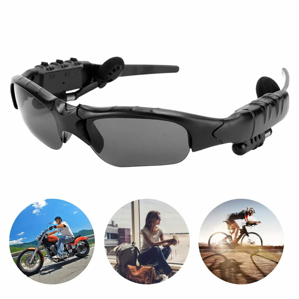 Bezprzewodowe Okulary Przeciwsłoneczne Bluetooth Dźwięk Stereo Spolaryzowane do Jazdy Podróży
