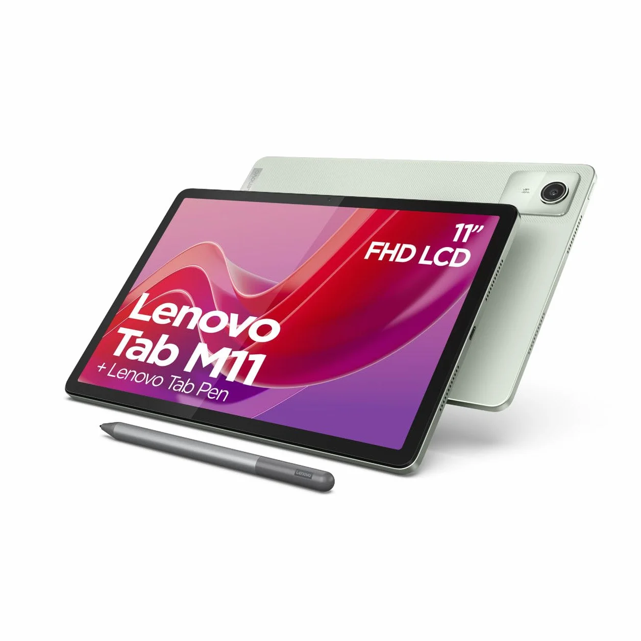 Lenovo Tab M11 tablet | 11" WUXGA Touch Display | MediaTek Helio G88 | 4 GB RAM | pamięć 128 GB | Wi-Fi | Android 13 | zielony | w zestawie Lenovo Tab Pen