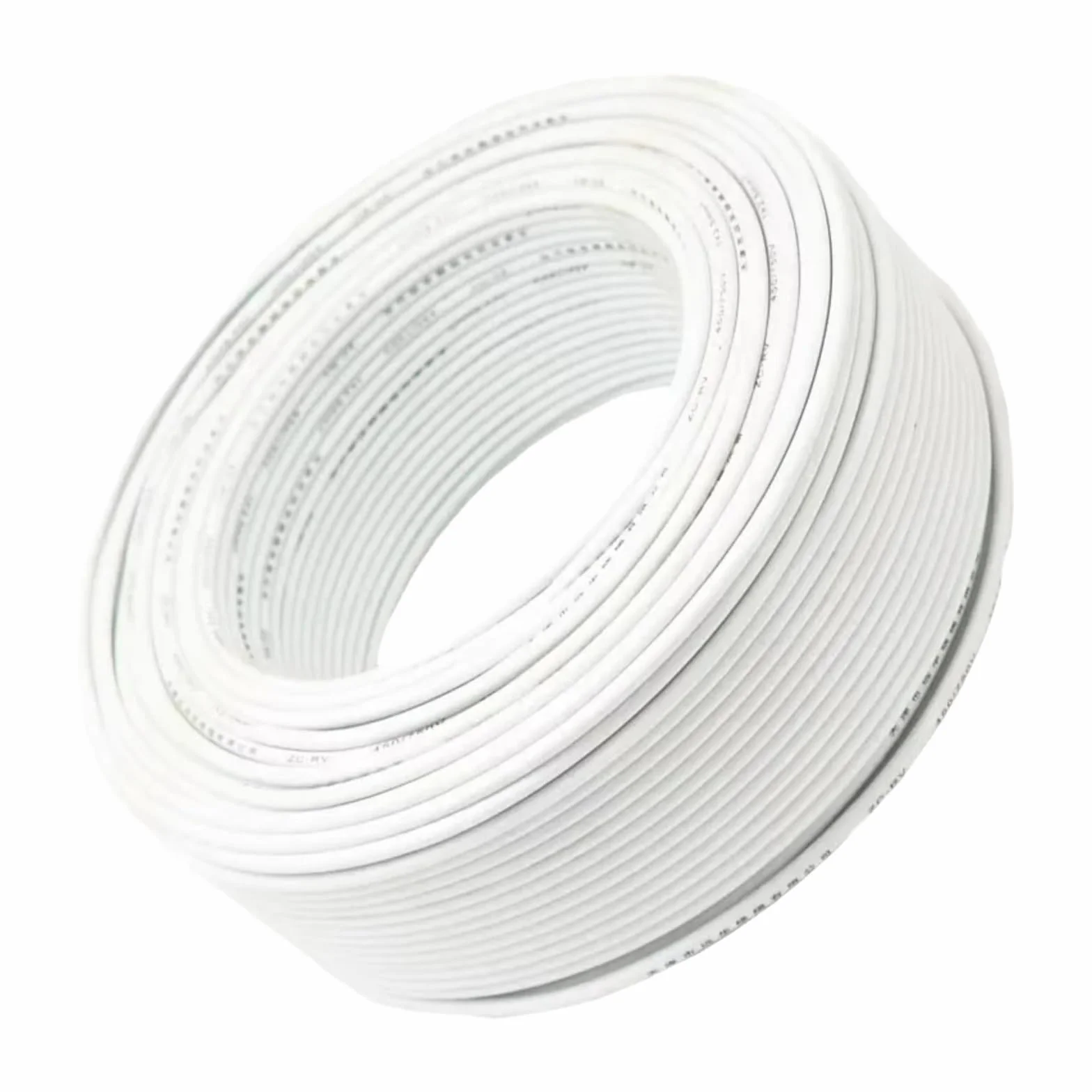 Kabel miedziany PVC300/500V Elastyczny kabel z rdzeniem wielożyłowym (WHITE; 5m; 13AWG (2,5 mm2))
