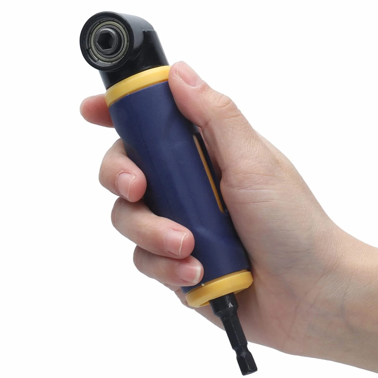 Adapter Wiertarki Kątowej 90 Stopni z Magnesem Bit Narożny do Precyzyjnego Śrubowania w Trudnych Kątach dla Różnych Zastosowań