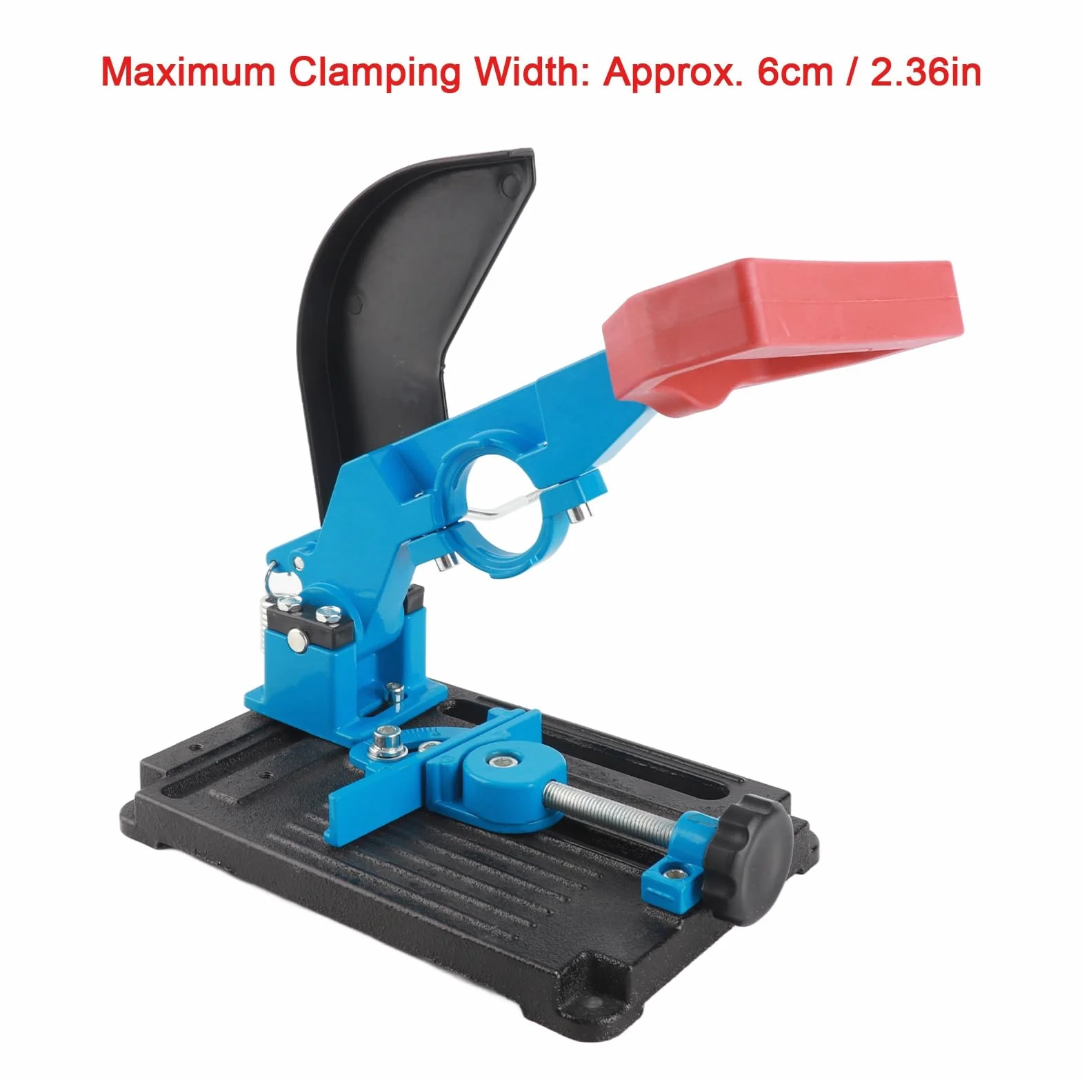 Generic Wspornik Szlifierki Kątowej Regulowany, Wytrzymały Wspornik do Precyzyjnego Cięcia Idealny do Szlifierek 150 Mm Stal Węglowa 1 szt.