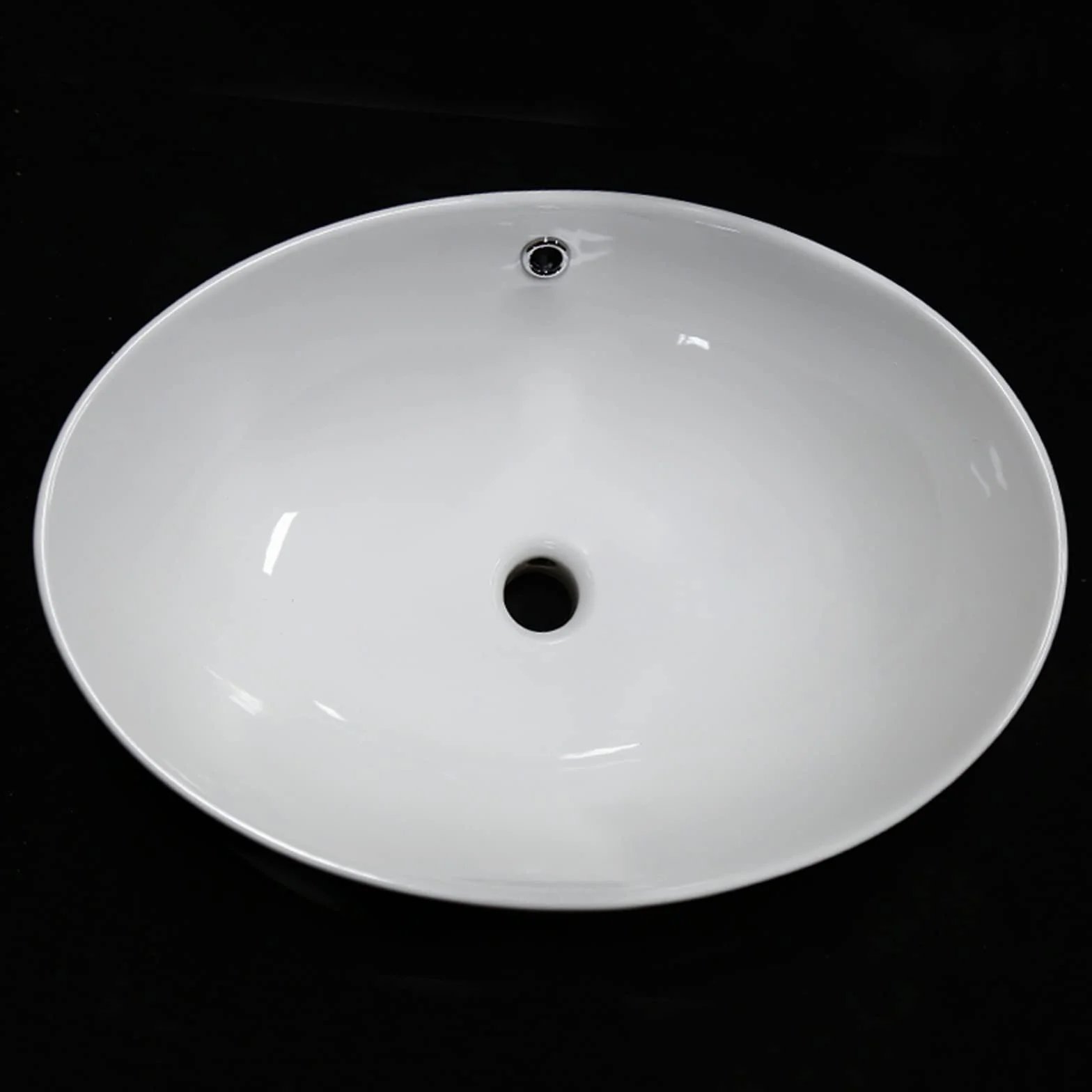 Zlew łAzienkowy na Statku Biały owalny umywalka łazienkowa miska częściowo wpuszczana powyżej blatu umywalka ceramiczna 22 "X 16" blat ceramiczny umywalka łazienkowa Zlewozmywaki do Toaletki łAzienkow