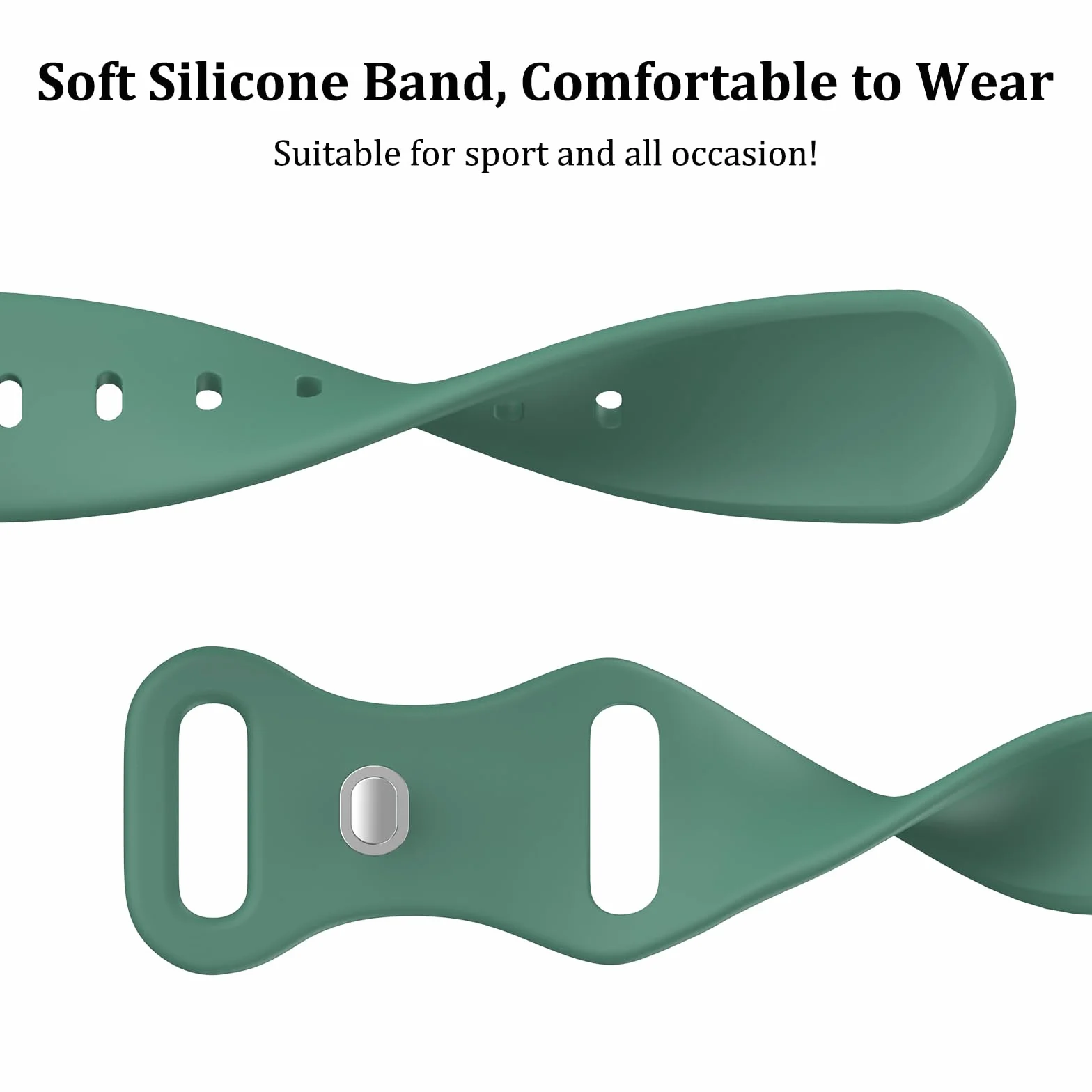 Sportowe paski do Xiaomi Mi Band 8/9, zestaw 2 sztuk, silikonowe paski zastępcze do Xiaomi Mi Band 8/9 i Xiaomi Smart Band 8 Fitness Tracker