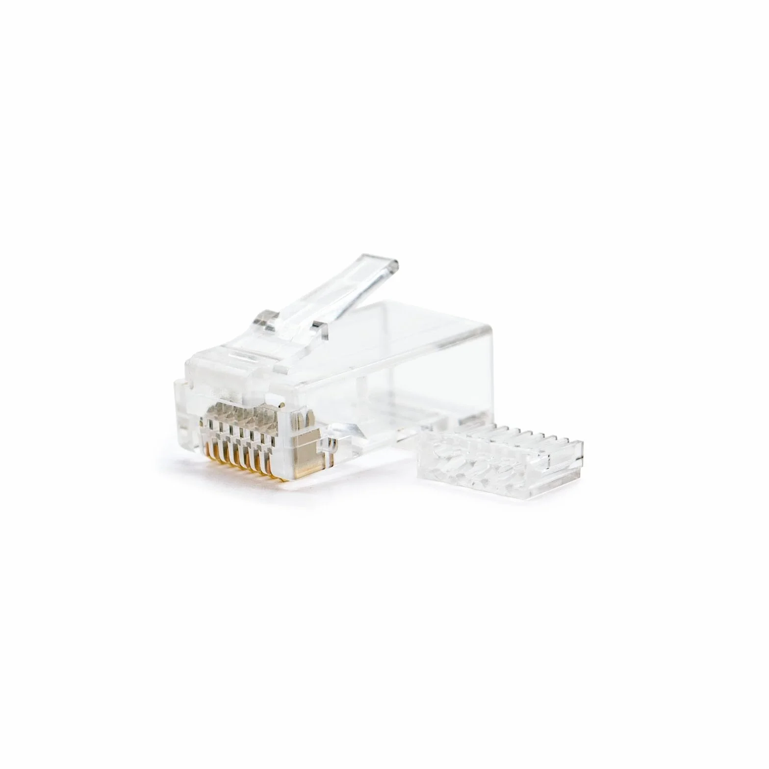 8-żyłowe złącze RJ45 kategorii 6, optymalne do szybkich sieci Ethernet. 10 sztuk w praktycznej i bezpiecznej saszetce, idealne do instalacji profesjonalnych lub domowych.