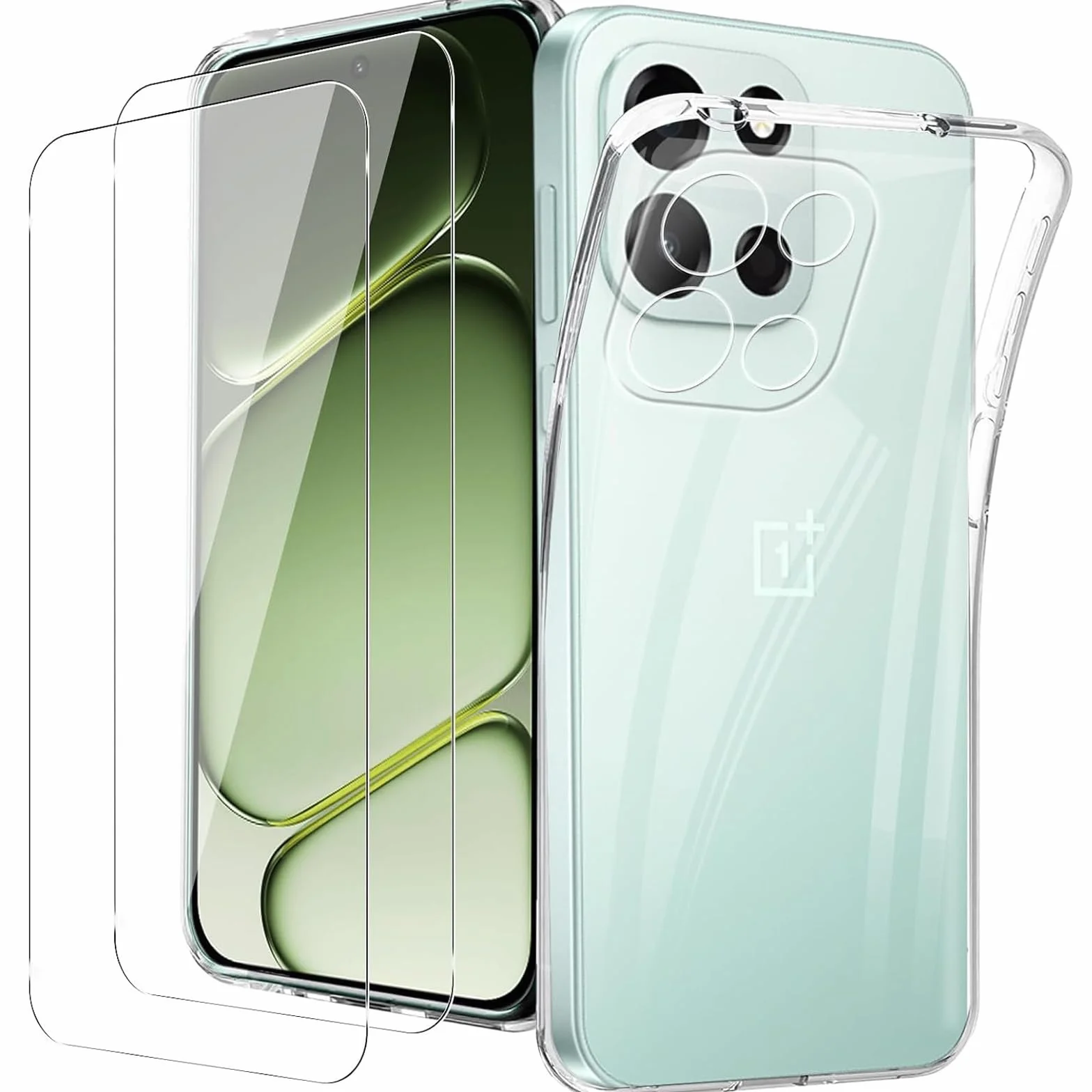 Etui do Oneplus Nord 6 5G + Szkło hartowane, Miękki Silikon TPU Case