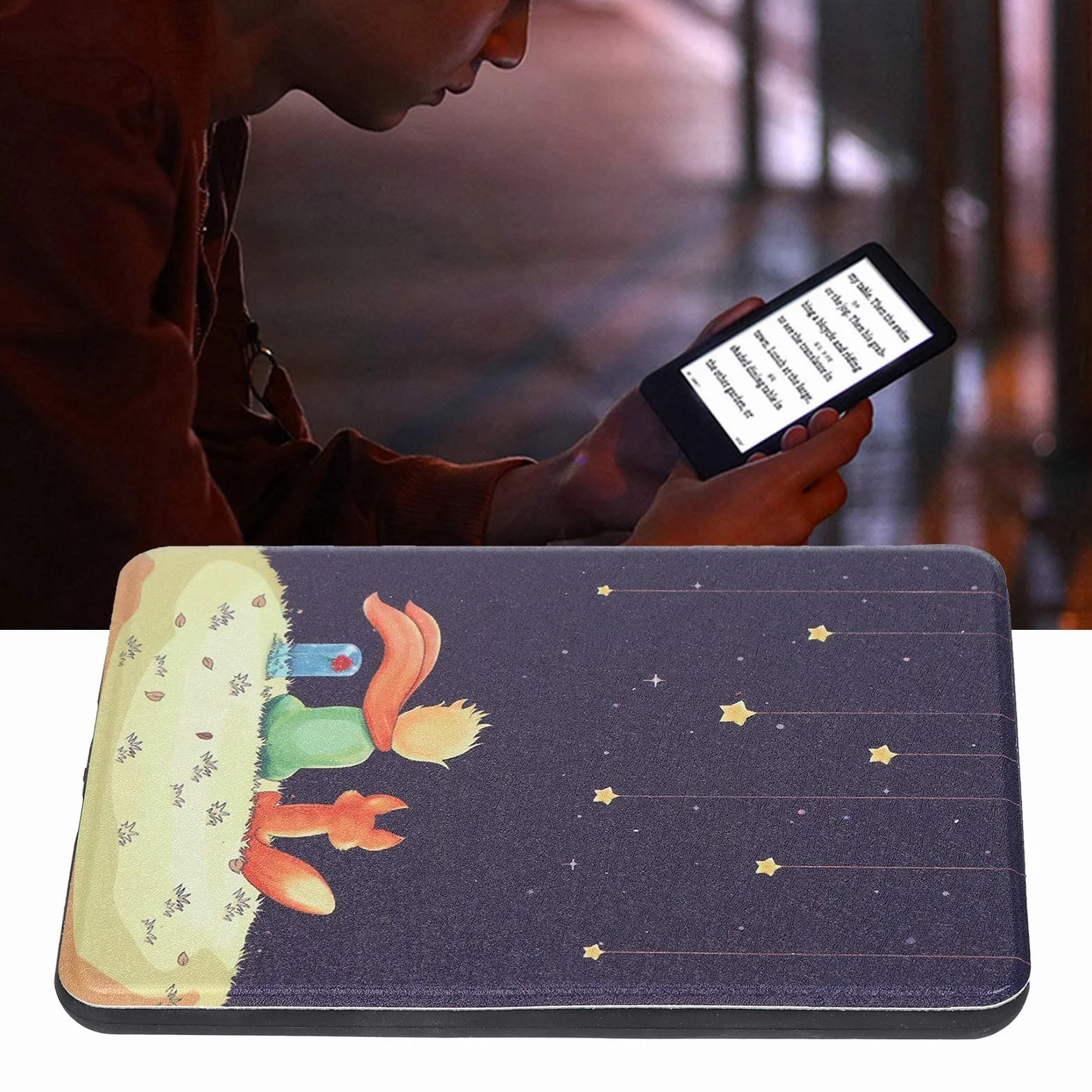 POENVFPO Paperwhite 4 Case 2018 Ultra Slim PU Skórzana Pokrywa z Automatycznym Budzeniem Magnetyczne Zamknięcie