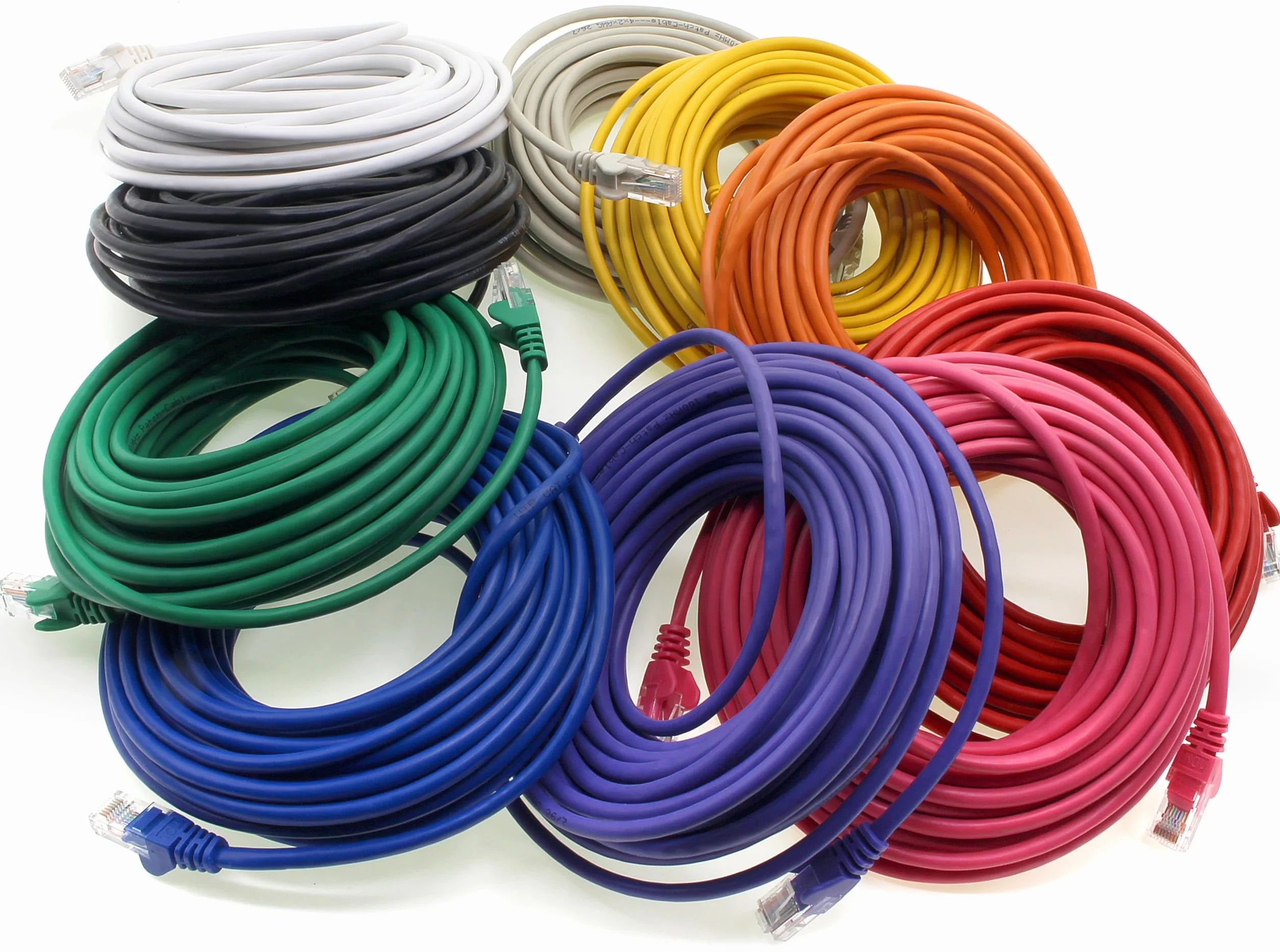 Kabel sieciowy CAT-6 Kabel RJ45 1x 15 m - biały