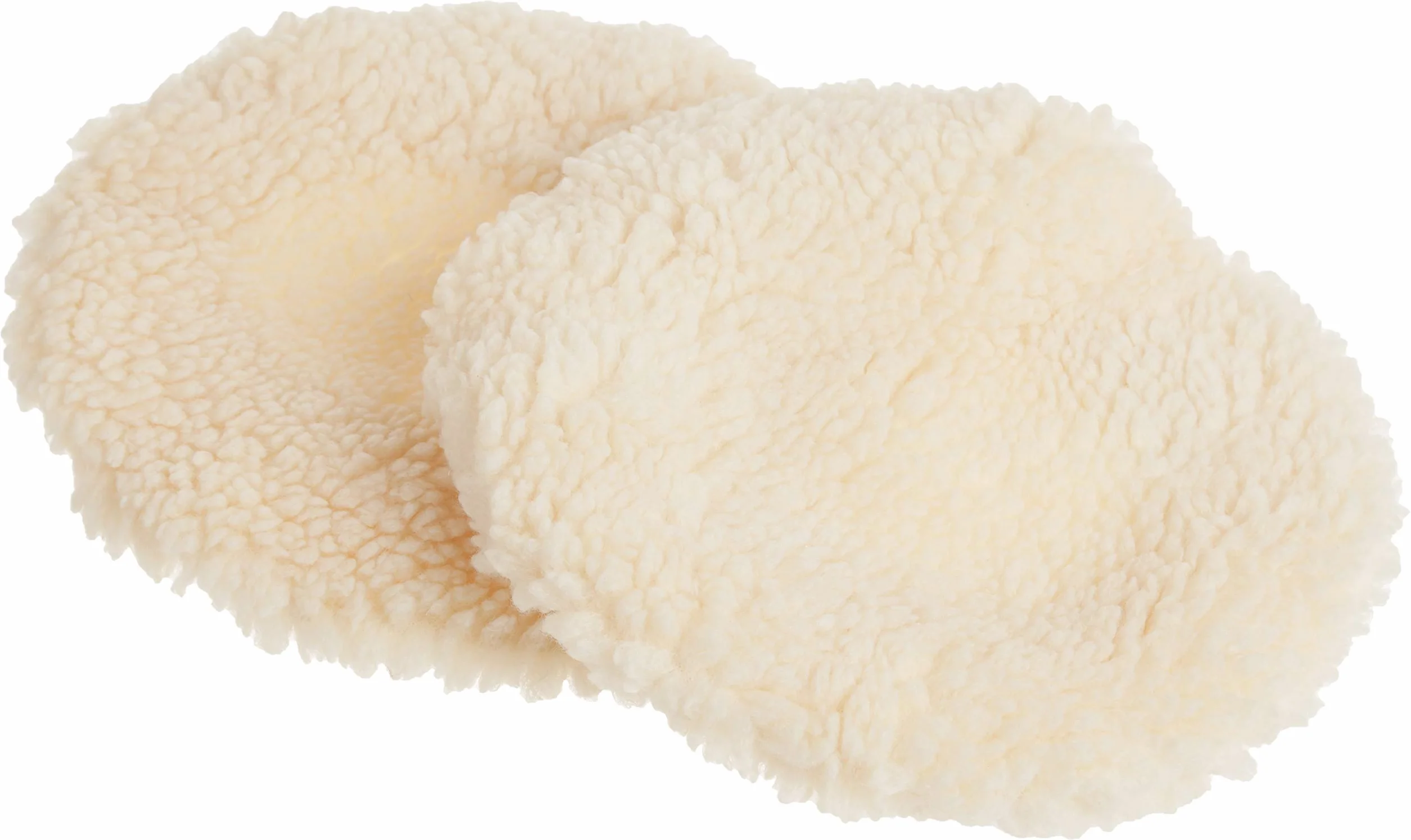 WEN 10A345 wełniane czepki polerskie (2 sztuki), 25 cm