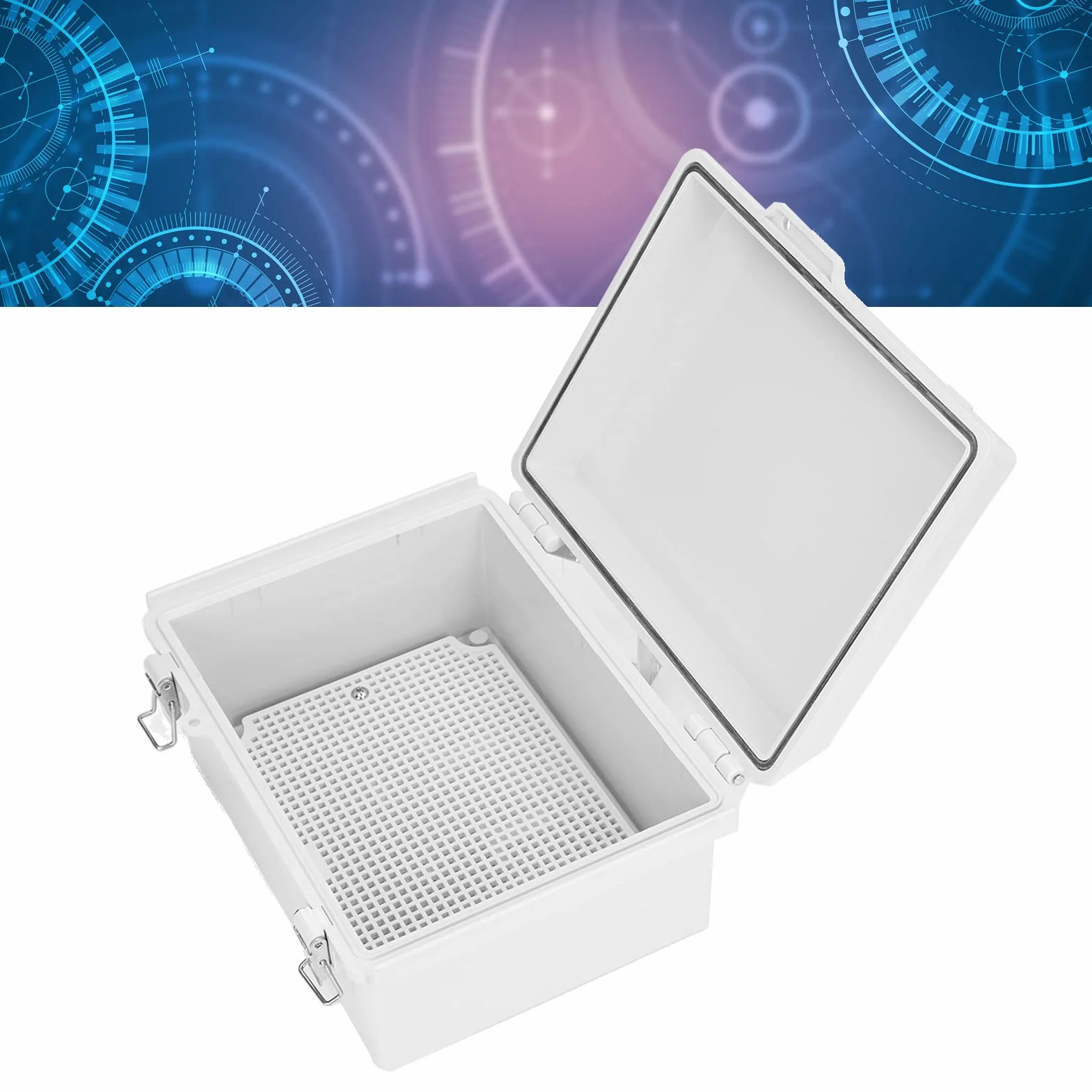 IP67 Wodoodporna Skrzynka Przyłączeniowa ABS DIY Obudowa Elektryczna do Wnętrz na Zewnątrz 220x170x110mm