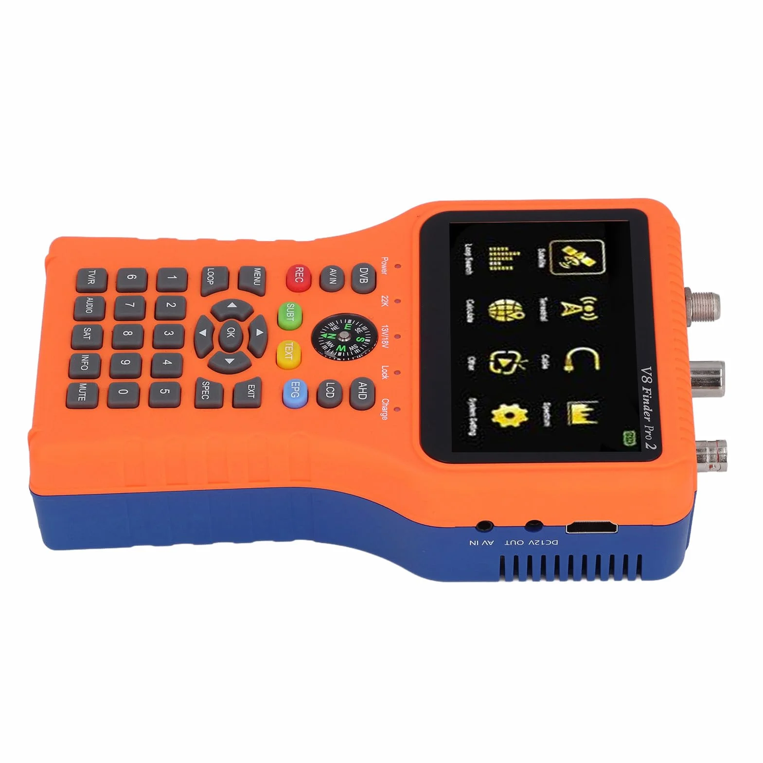 Miernik Sygnału DVB S2X Finder, Analizator Konstelacji dla Satelity, Kolorowy Ekran (wtyczka UE)