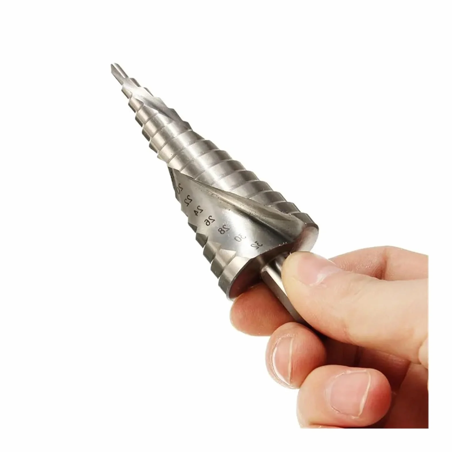 Wiertła do metalu, wiertło spiralne z rowkiem stopniowym, wiertło stopniowe 1 szt. 32 mm wiertło pagodowe wiertło sześciokątne(20mm)