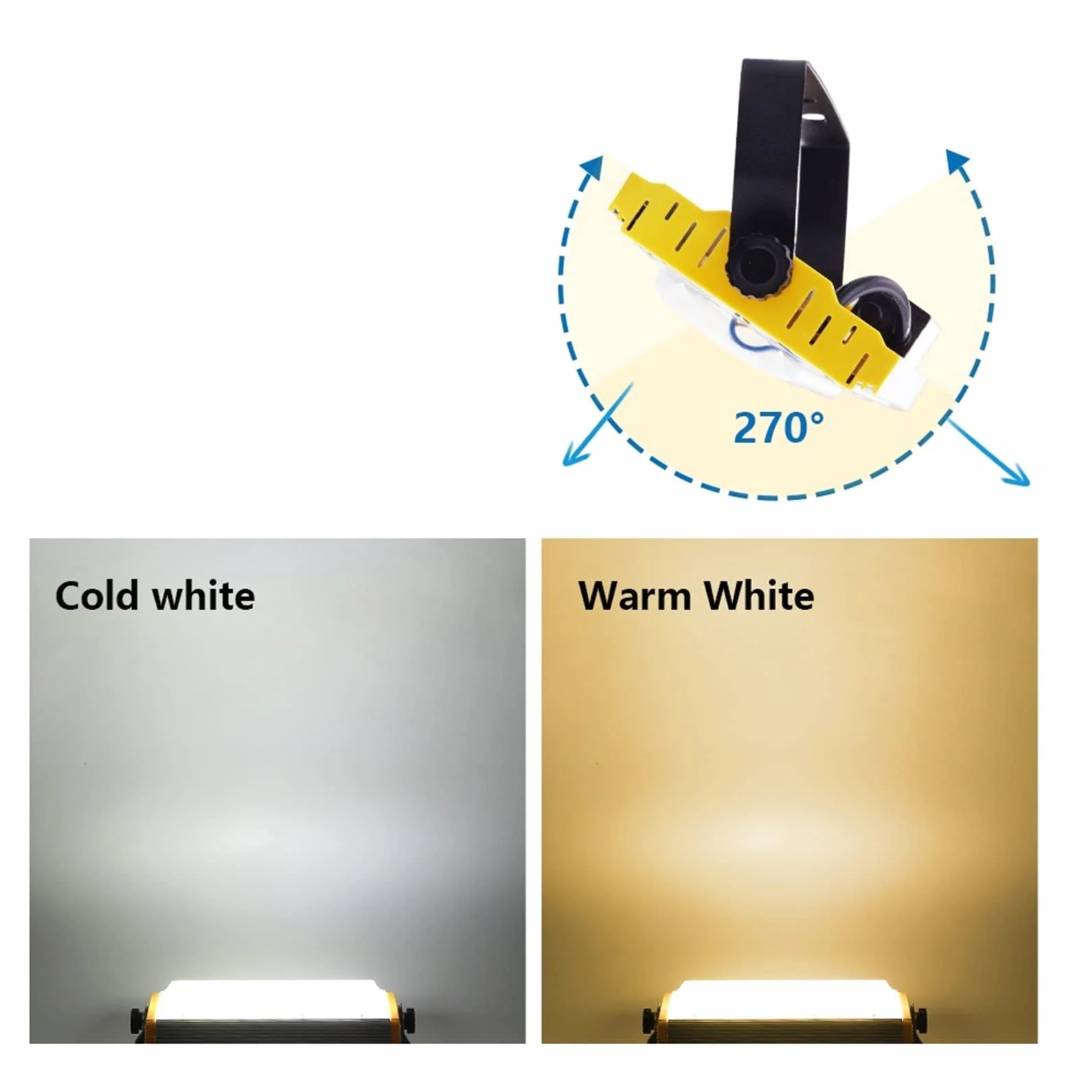 lampy solarne do użytku na zewnątrz, Reflektory Zewnętrzne Światło powodziowe zewnętrzne ogrodowe punktowe LED, Rozmiar: lampa 150W(Warm White,50W)