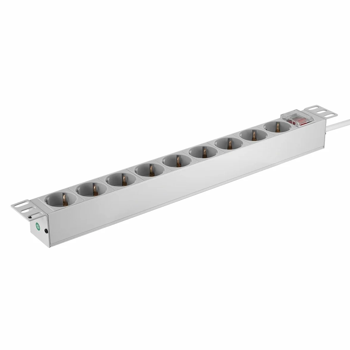 LogiLink PDU9C04-19 listwa zasilająca 9-rzędowa przesunięcie 45° IP20