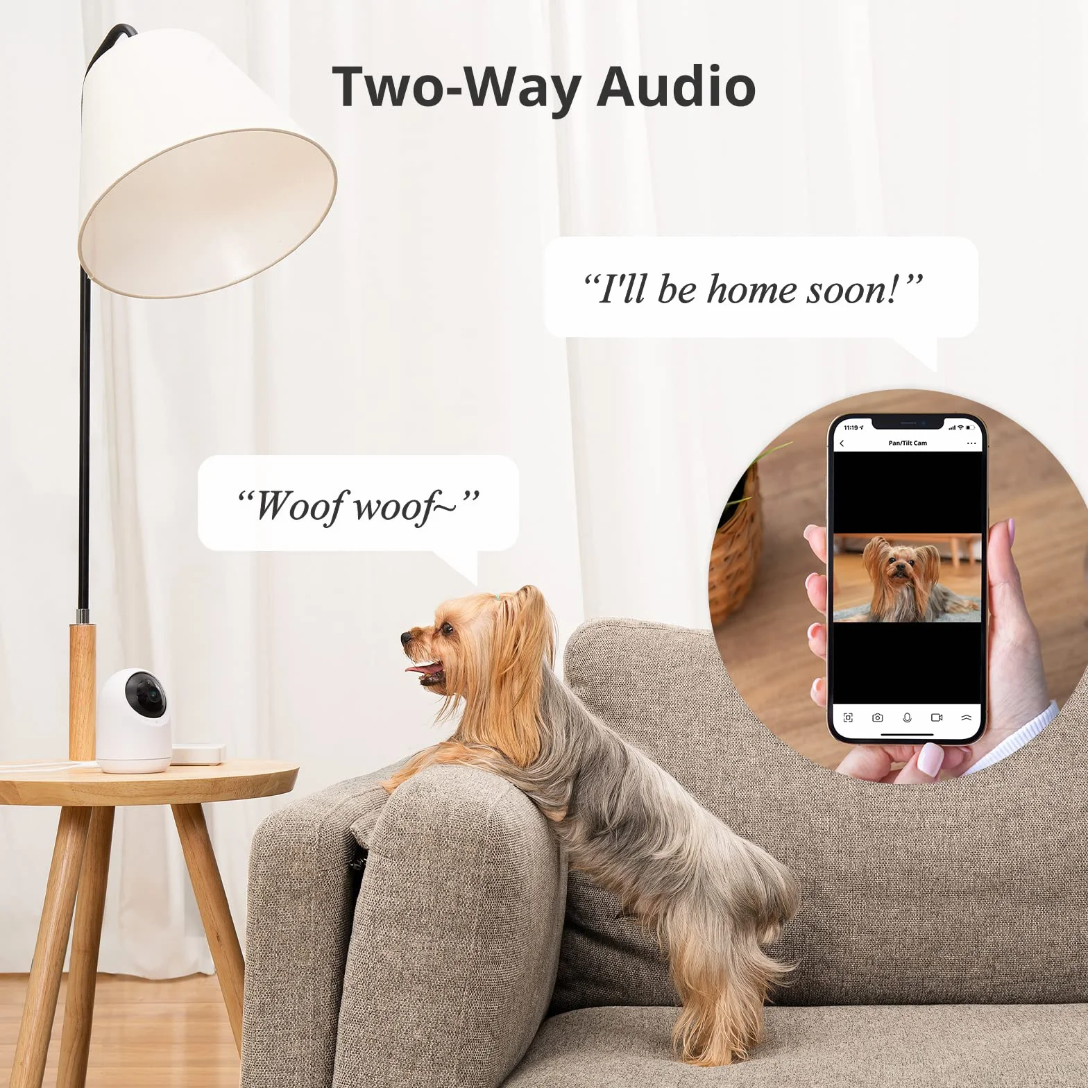SwitchBot Kamera do monitoringu wewnątrz, kamera WLAN z osłoną pola widzenia 360°/115°, wykrywanie osób, śledzenie ruchu, 2-drożne audio, widoczność w nocy na podczerwień, kompatybilna z Alexa, tylko