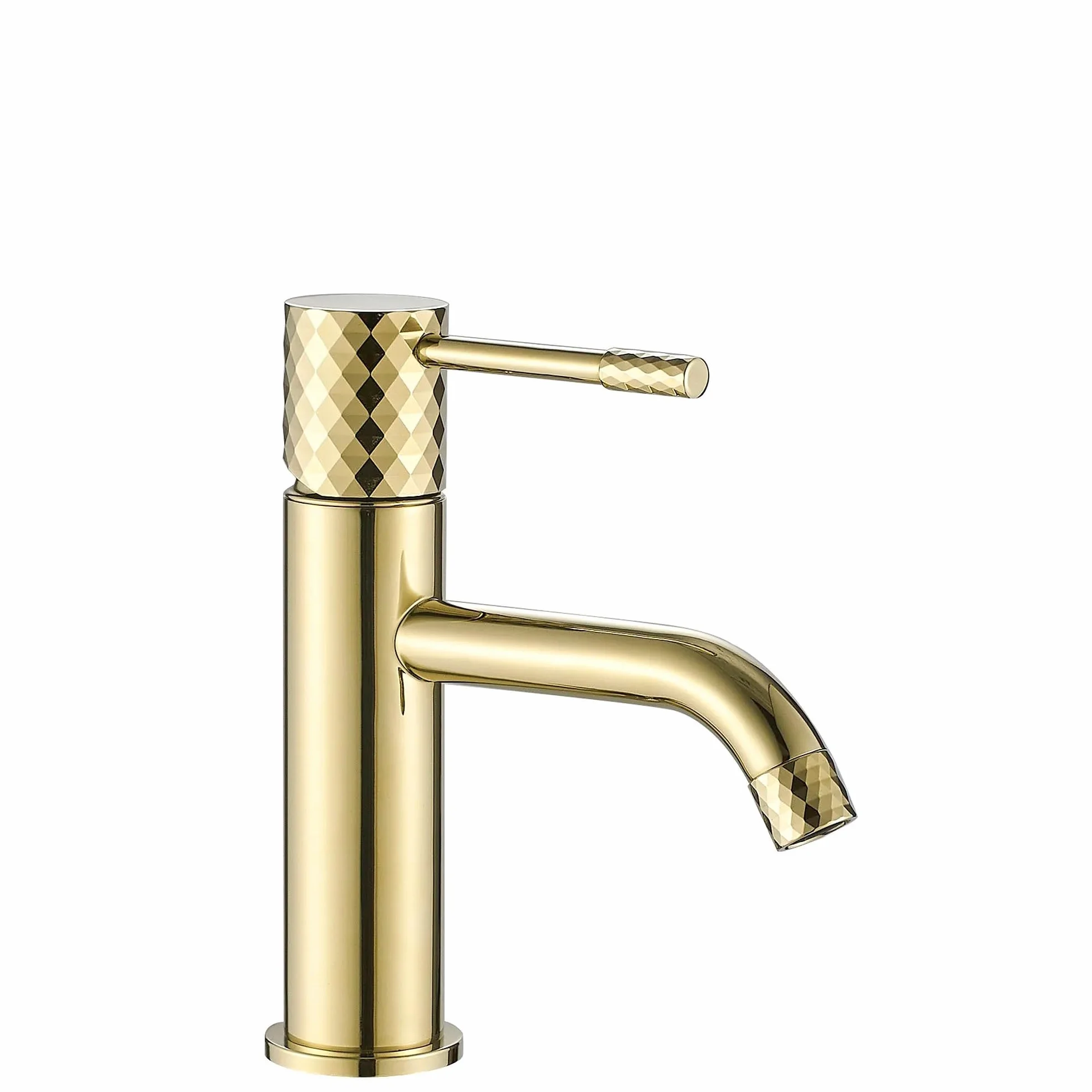 Rea - Bateria Umywalkowa Łazienkowa Lungo Diamond Niska, Mosiądz, Głowica Ceramiczna