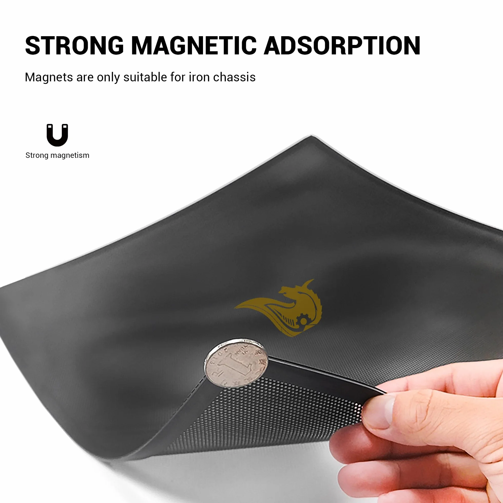 Wentylator filtr przeciwpyłowy 90 mm PC magnetyczna osłona kratka