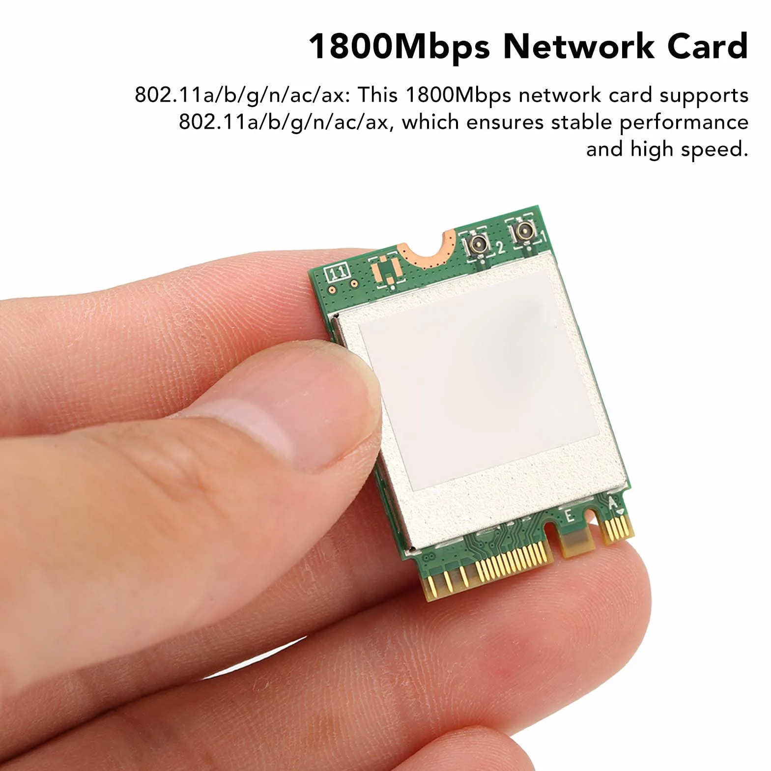 Bezprzewodowa Karta Sieciowa, RTL8852BE WiFi6 5G Laptop Gigabit Wireless LAN Card Universal Bluetooth 5.2 dla 10, Plug And Play.