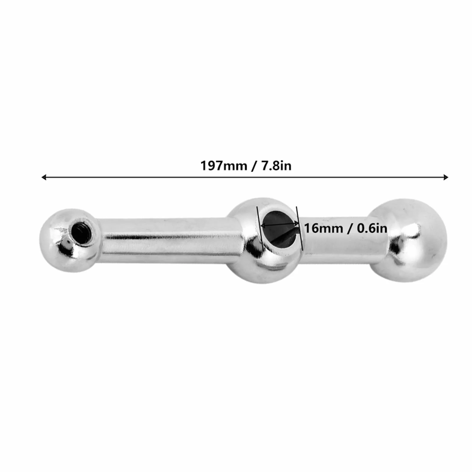 FLEXMAN 16mm Korba Kulowa, Korba Kulowa, Stołowa Rękojeść, Frezarka, Kulowy Uchwyt Stołowy, Frezarka Z Otworem Wewnętrznym, Kulowy Uchwyt Stołowy D26 do Frezarki