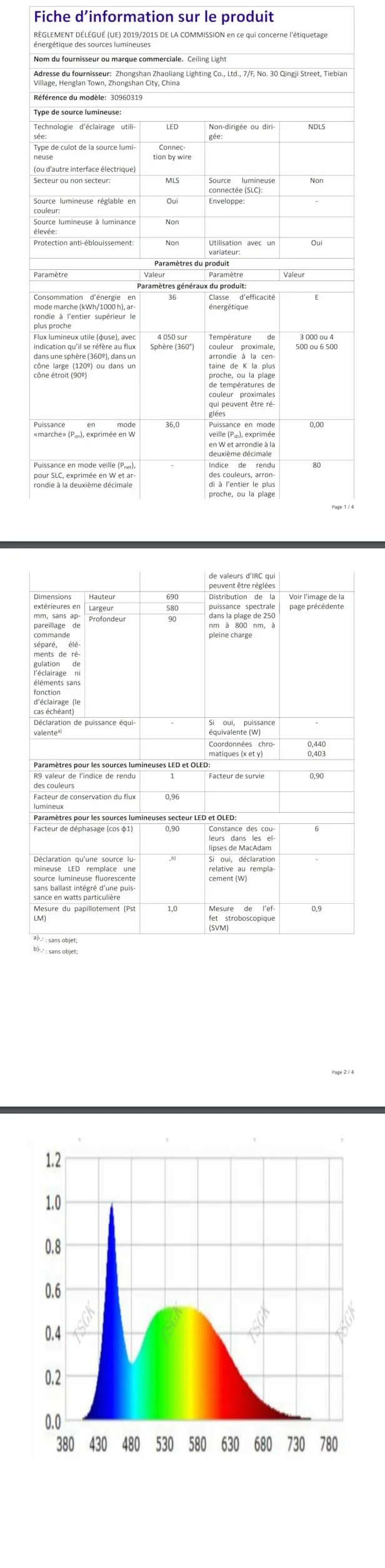 Comely Regulowany Plafon LED, 36W Nowoczesna Oprawa Sufitowa Z Pilotem/3000K-6500K, 4 Pierścienie Okrągła Złota Lampa Sufitowa Do Salonu Sypialni Jadalni, 69 CM