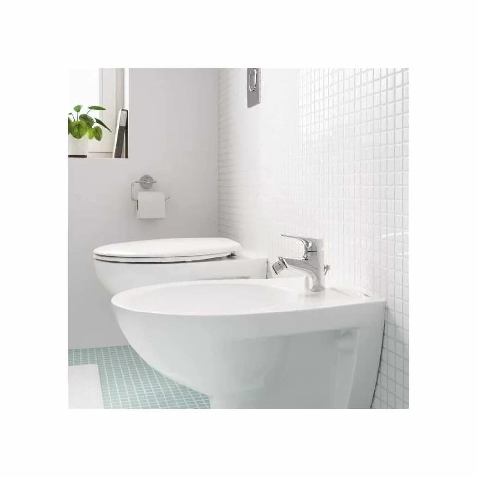 GROHE StartEdge - bateria bidetowa jednoręczna (oszczędzająca wodę, montaż jednootworowy, trwała powierzchnia), chrom, 23345001