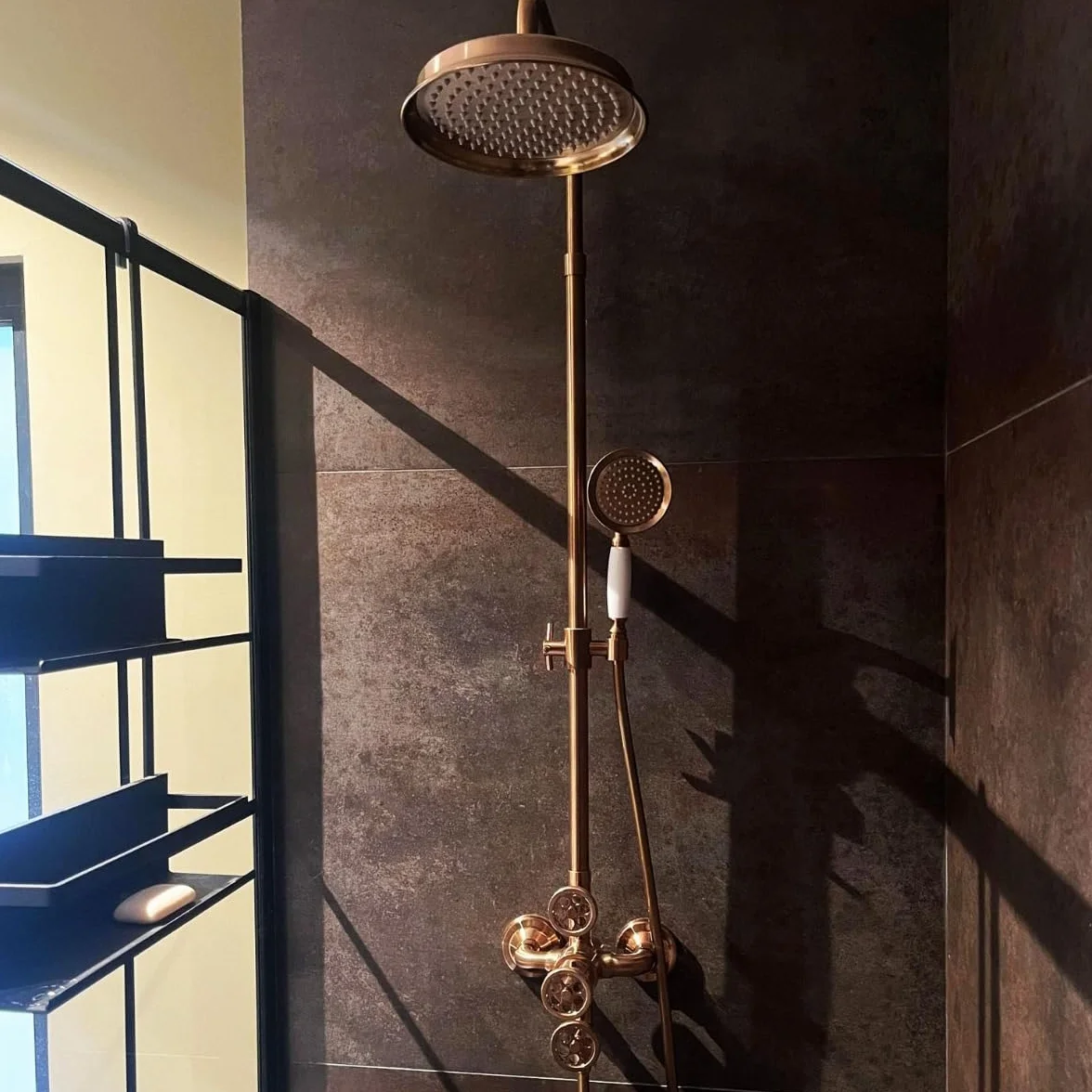 Essebagno 9024556 termostatyczna kolumna prysznicowa miedziana