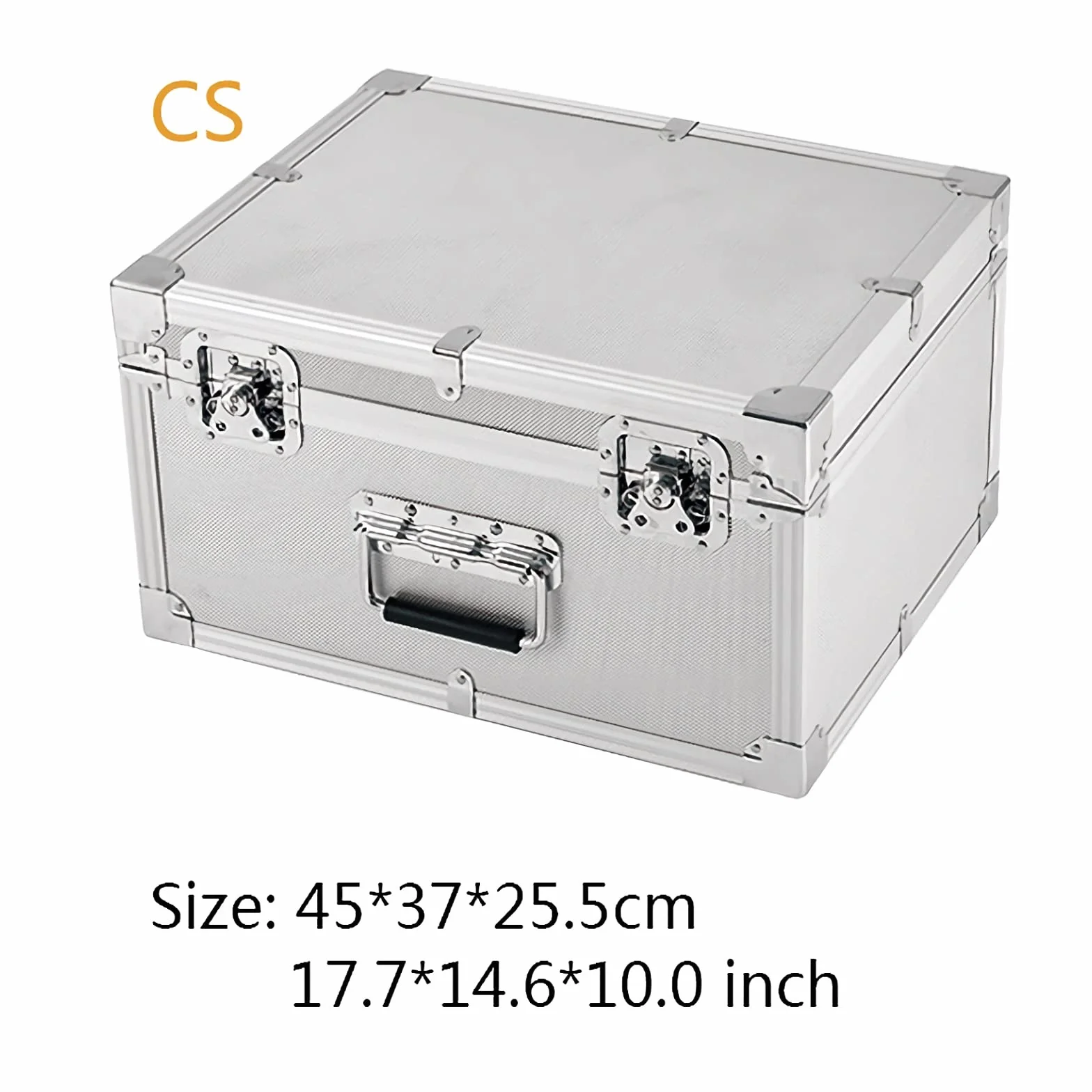 Skrzynki narzędziowe Aluminiowa Twarda skrzynka Narzędzia Teczki Przenośne Przechowywanie Toolbox Case Case Case PC Wyposażenie Organizator Organizator z wyjmowaną pianką Przenośna skrzynka narzędziow