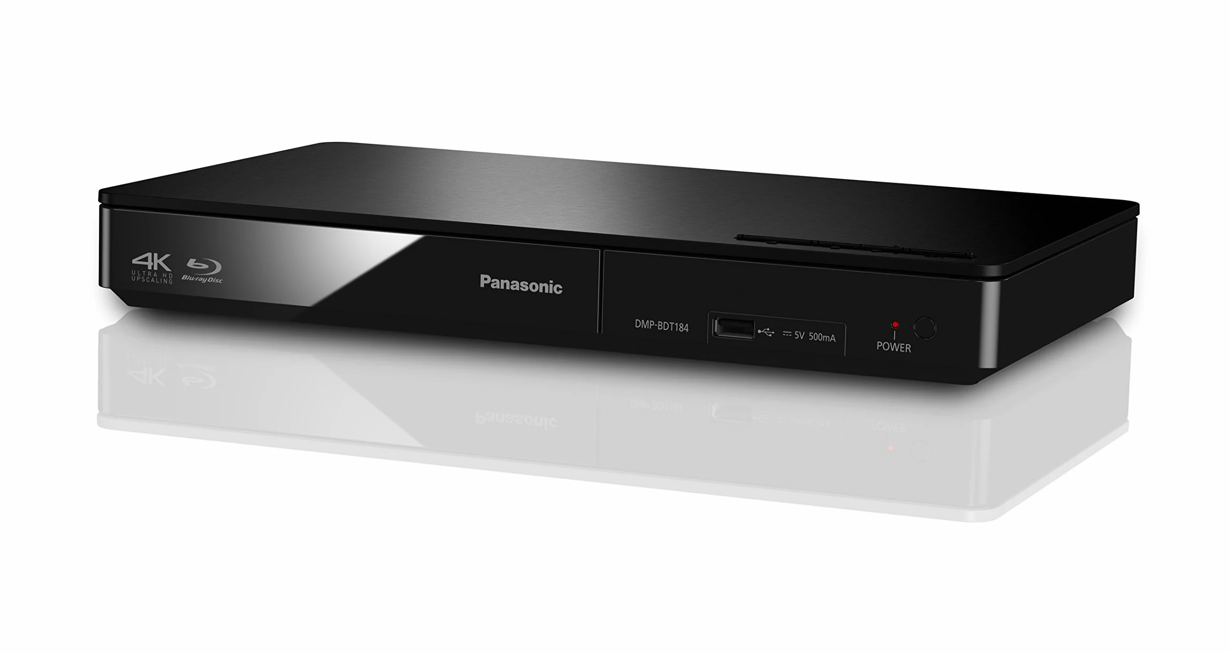 Panasonic DMP-BDT184EG Odtwarzacz 3D Blu-Ray, Czarny, ‎18 x 31.2 x 4.3 cm