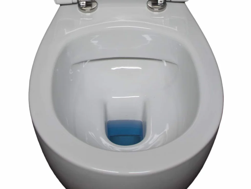 Aqua Bagno | Wisząca WC bez krawędzi spłukiwania z duroplastu Softclose, biała ceramiczna toaleta, spłukiwacz do spłukiwania, długość 51 cm