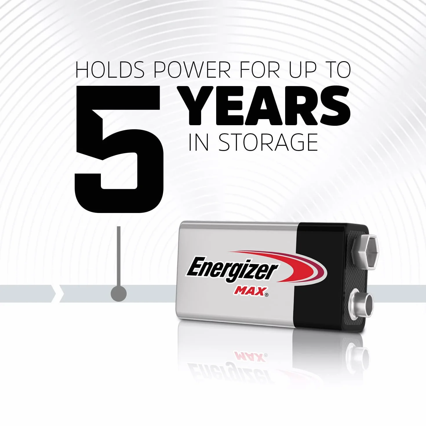 Energizer Enr Max 9 V, 3 Sztuki E300116100 Bateria, Szary/Czarny, 9V, 3 Sztuki