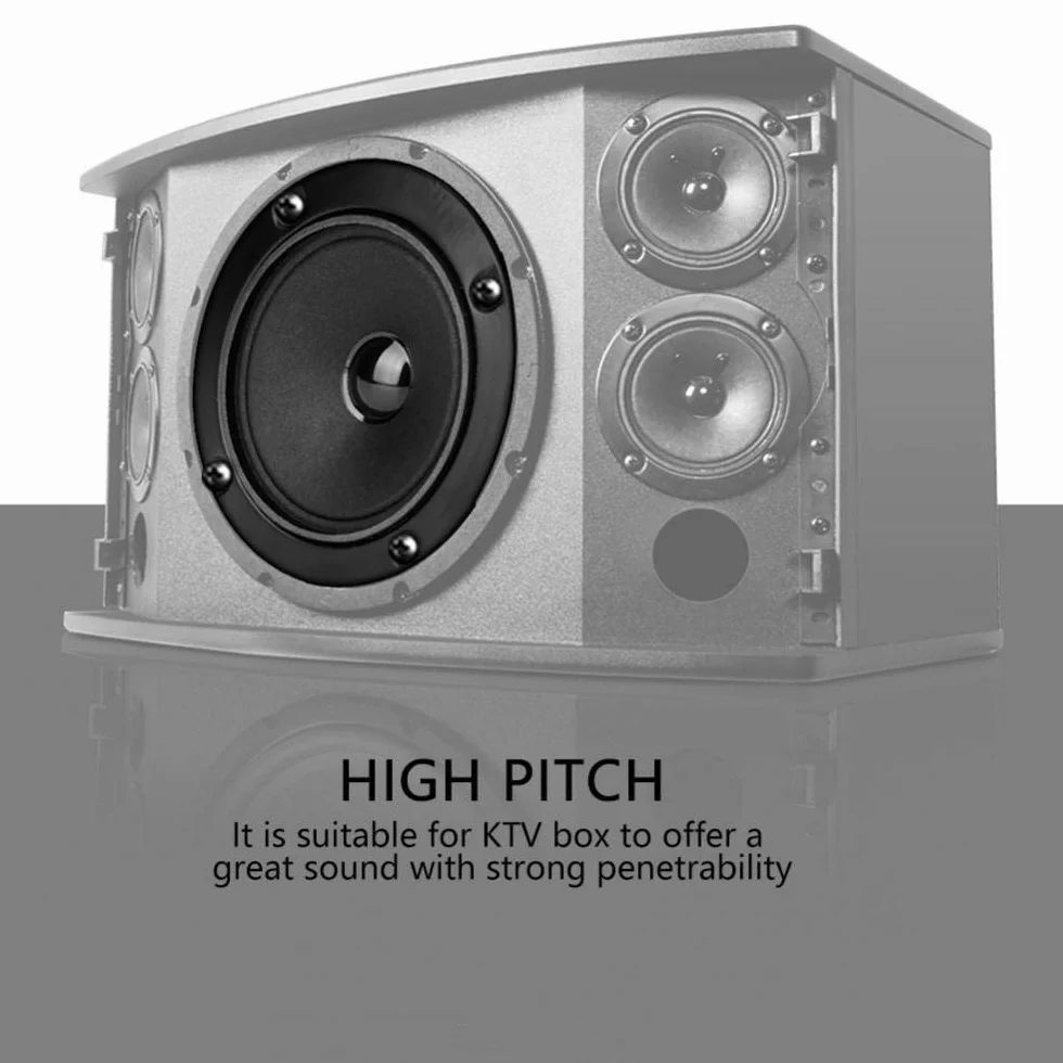 Garsent 3-calowe głośniki stereo 2-drożne HiFi 4 Ohm basowe do samochodu i łodzi