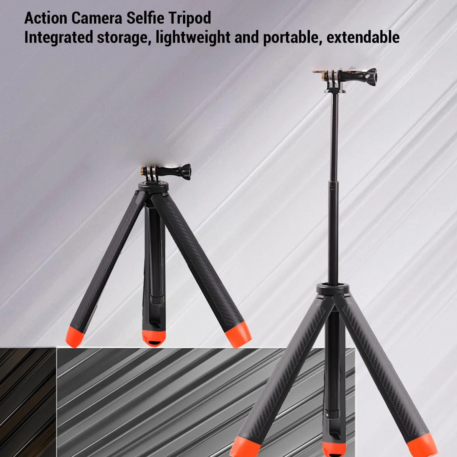 4 w 1 Pływający Statyw do Selfie z Uchwytem na rękę Podwodny Wysuwany Monopod do Action 5 Pro, 4, 3, do X4, X3, Ace Pro 2