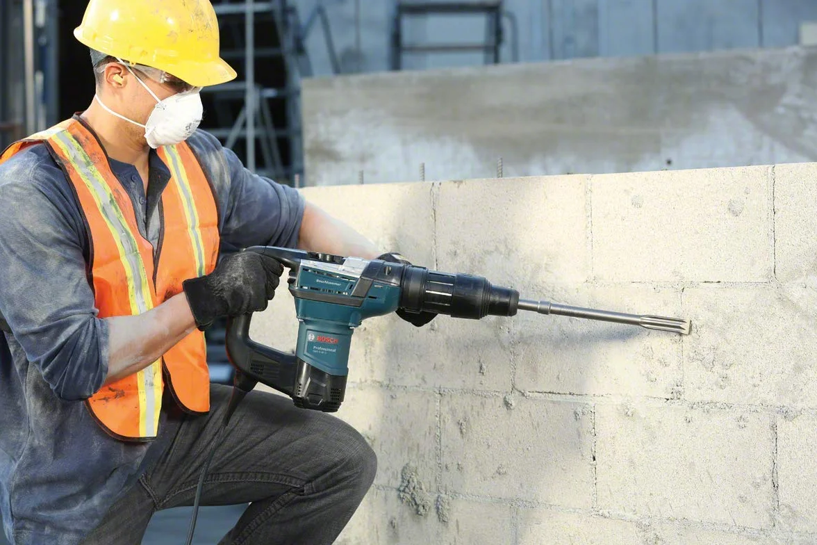 Bosch Professional: młot udarowo-obrotowy GBH 5-40 D (1 100 W, uchwyt SDS max, nominalna prędkość obrotowa 170 – 340 min-1, walizka)