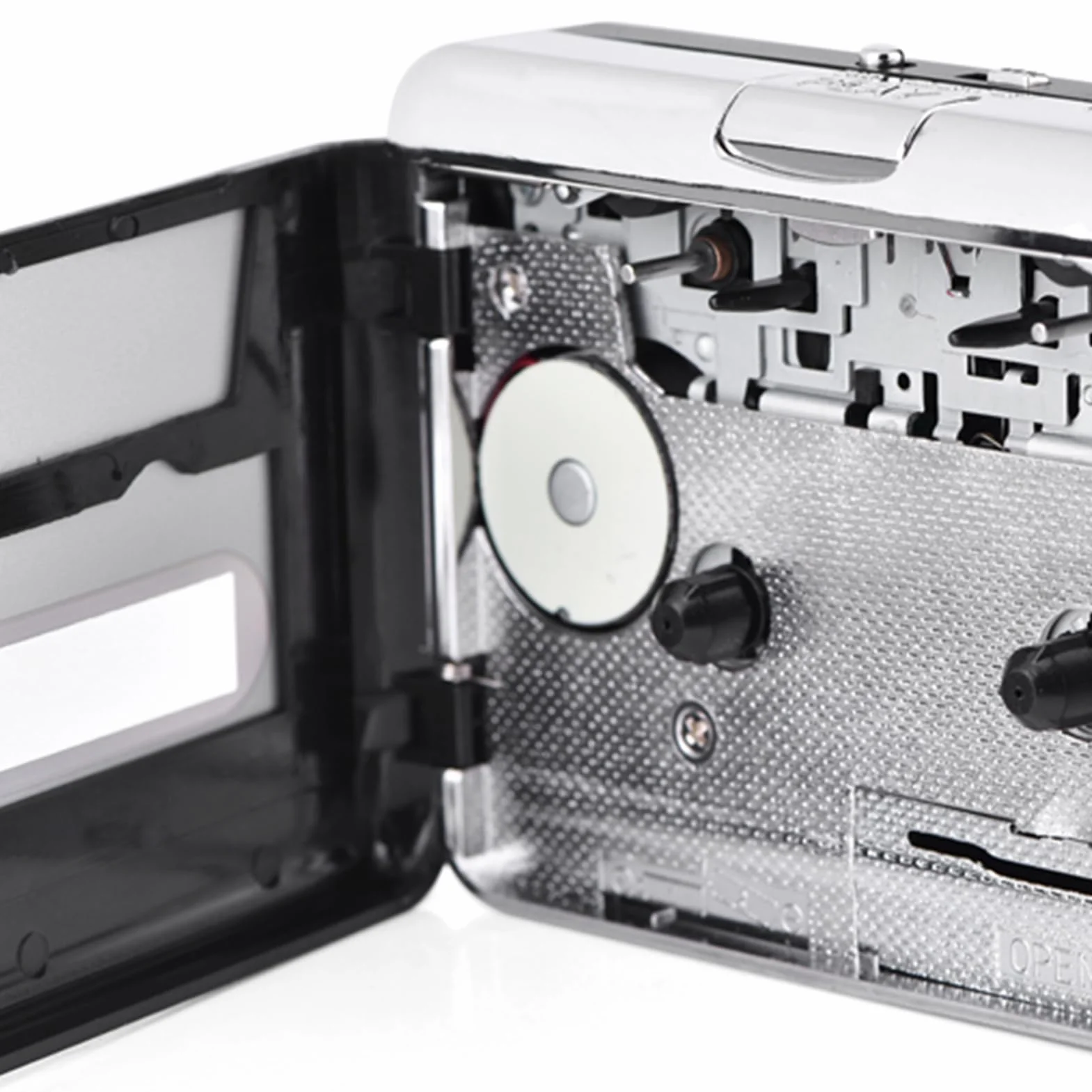Konwerter Kaset Magnetofonowych USB na MP3, Odtwarzacz Muzyki Przechwytującej Dźwięk ze Słuchawkami