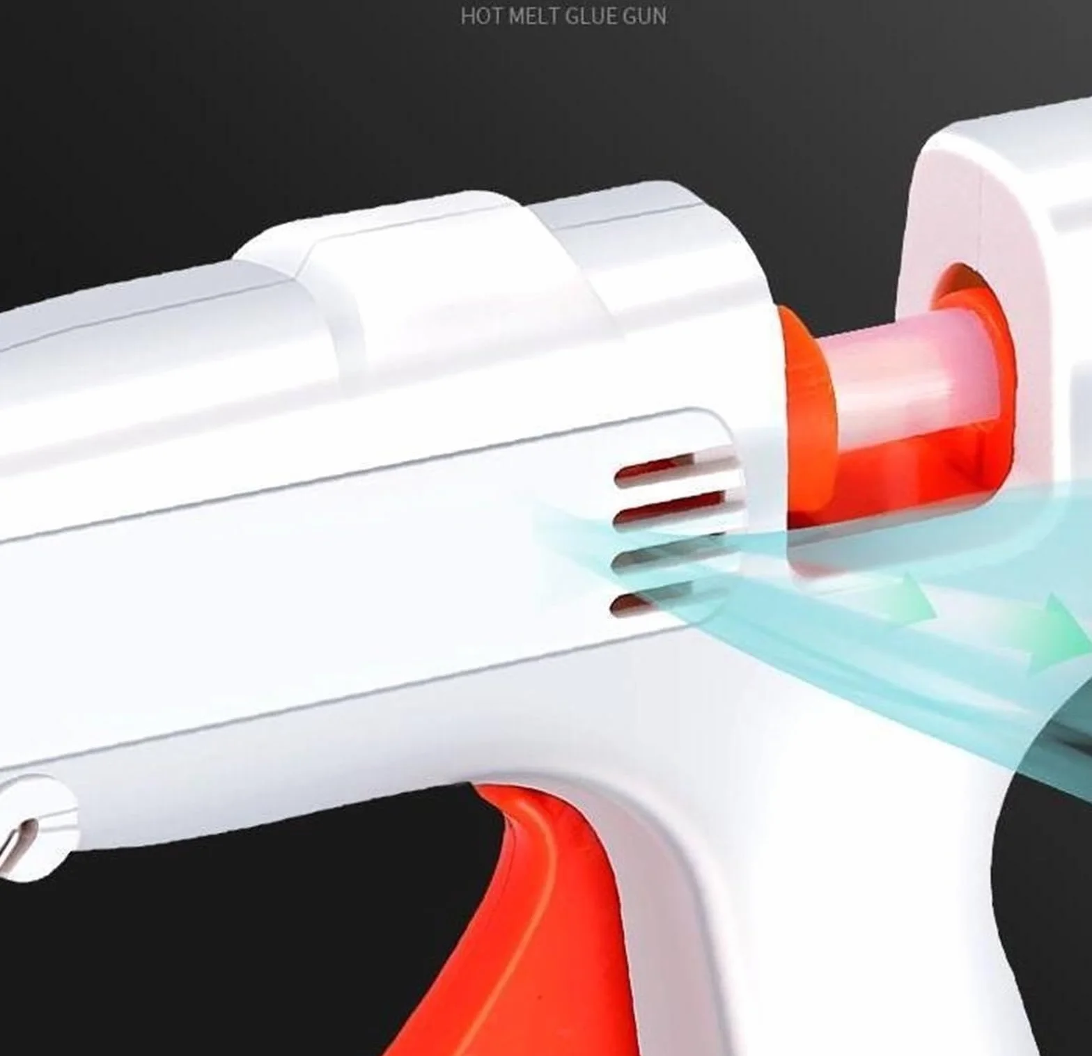 Pistolet do klejenia na gorąco, 100 W Hot Mett Gulue Pistolet DIY Mini Household Pistolety Przemysłowe Użyj 11 Mm Patyków Dwa Style