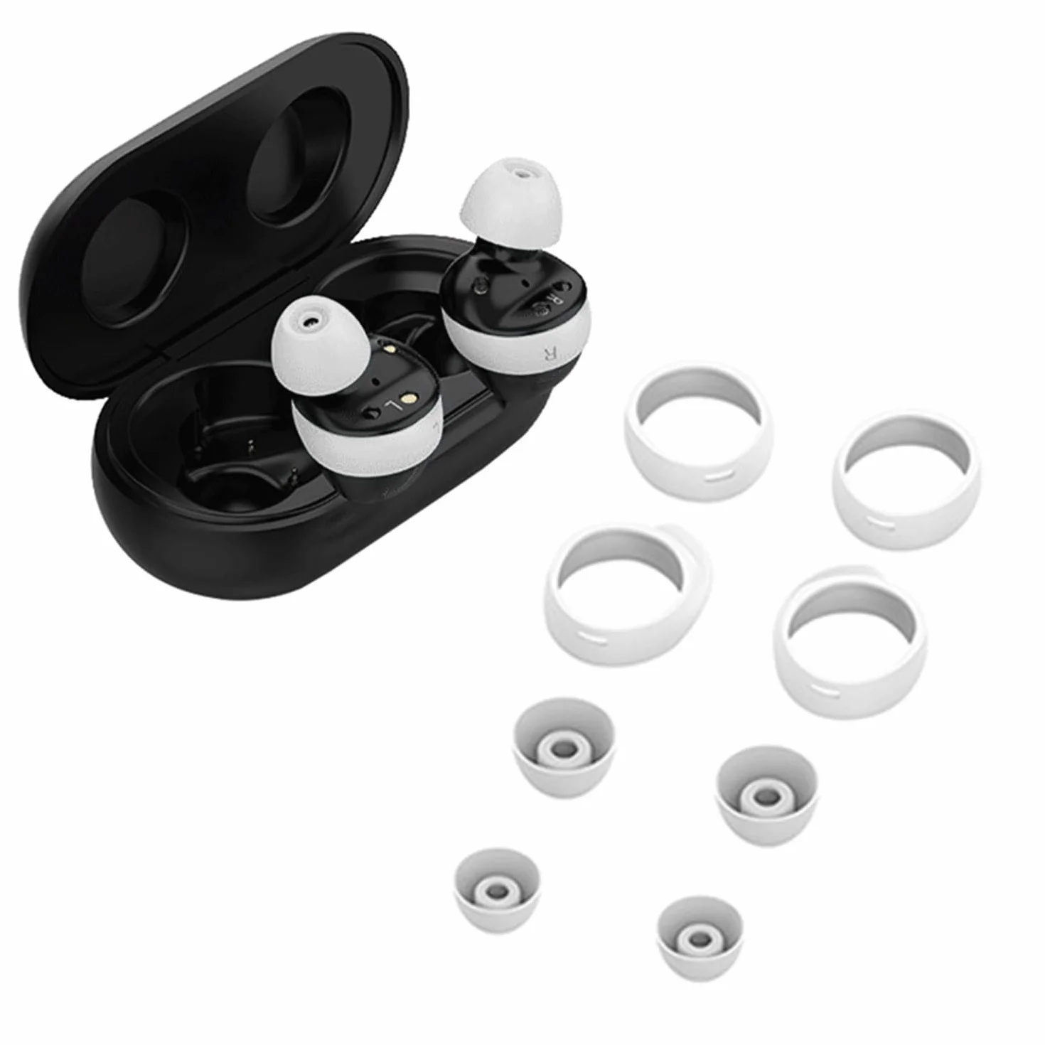 INF 4 pary wymiennych wkładek dousznych silikonowych do Samsung Galaxy Buds SM-R170
