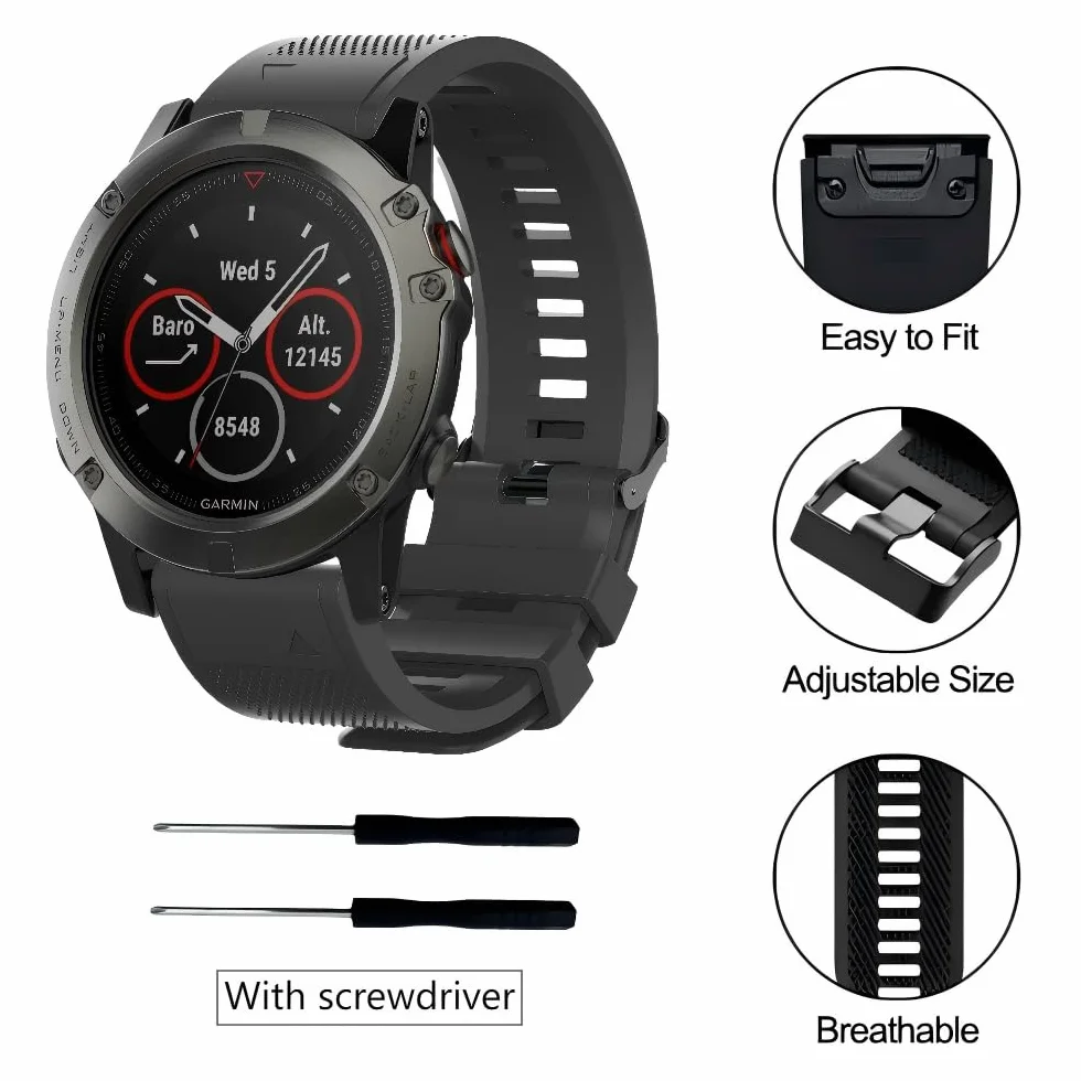 22 mm paski do zegarka Garmin Forerunner 955/965/935/945/Instinct 2/3 Solar/AMOLED/E/Epix Pro Gen 2/MARQ Serie/Approach S62/do bransoletki Coros Vertix, QuickFit bransoletka męska/damska