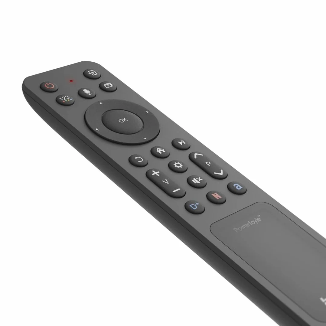 Pilot do telewizorów Samsung BT USB-C sterowany głosowo, ładowany solarnie, bezobsługowy, kompatybilny z asystentami głosowymi