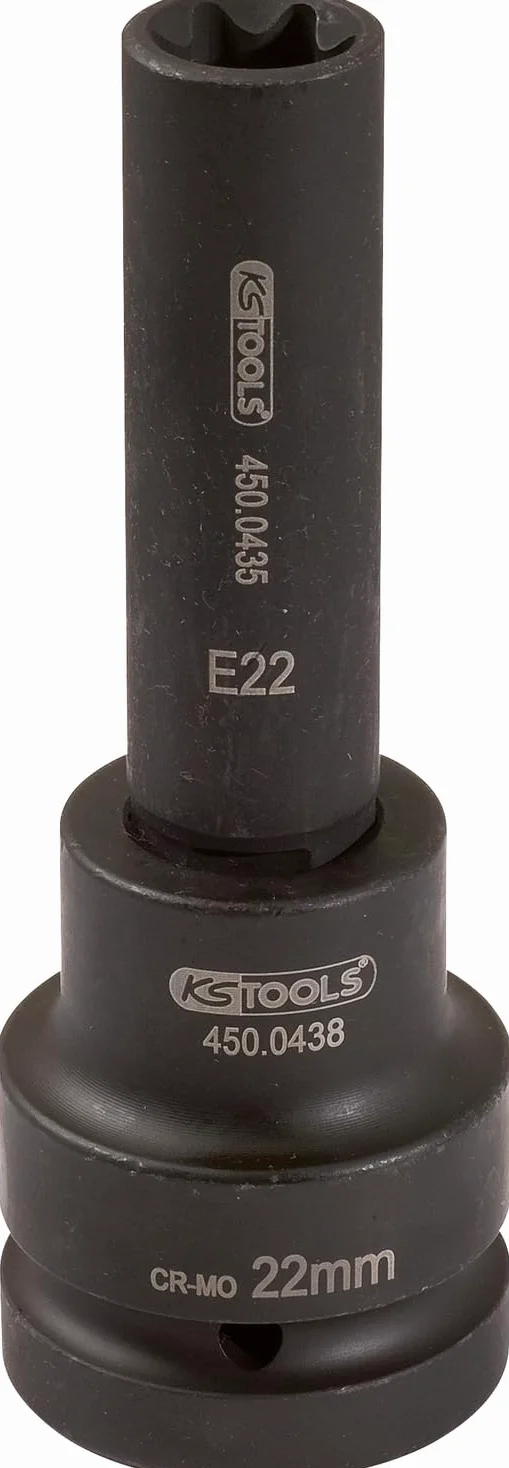 KS Tools 450.0481 1" Nasadka udarowa E-Torx, długa, E18