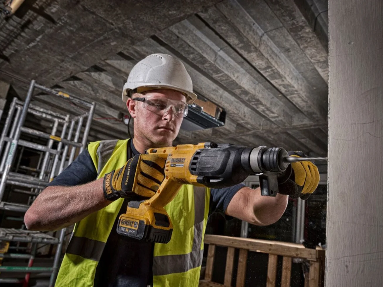 Dewalt DCH133M1-QW DCH133M1 Młotowiertarka 18 V Czarny/Żółty