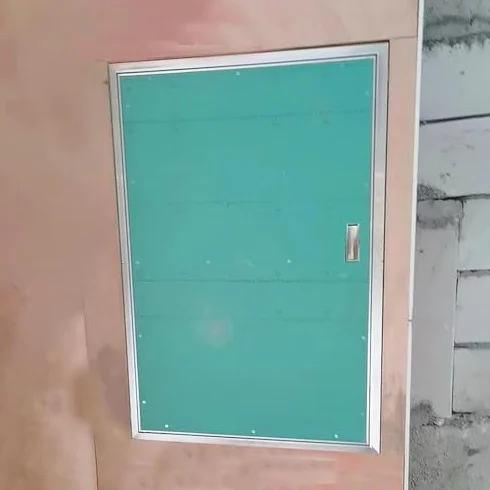 Malowany panel dostępu do płyt kartonowo-gipsowych – ukryty właz inspekcyjny do drzwi instalacyjnych pasuje do ściany i sufitu (450 x 650 mm) – idealny do montażu płyt gipsowo-kartonowych