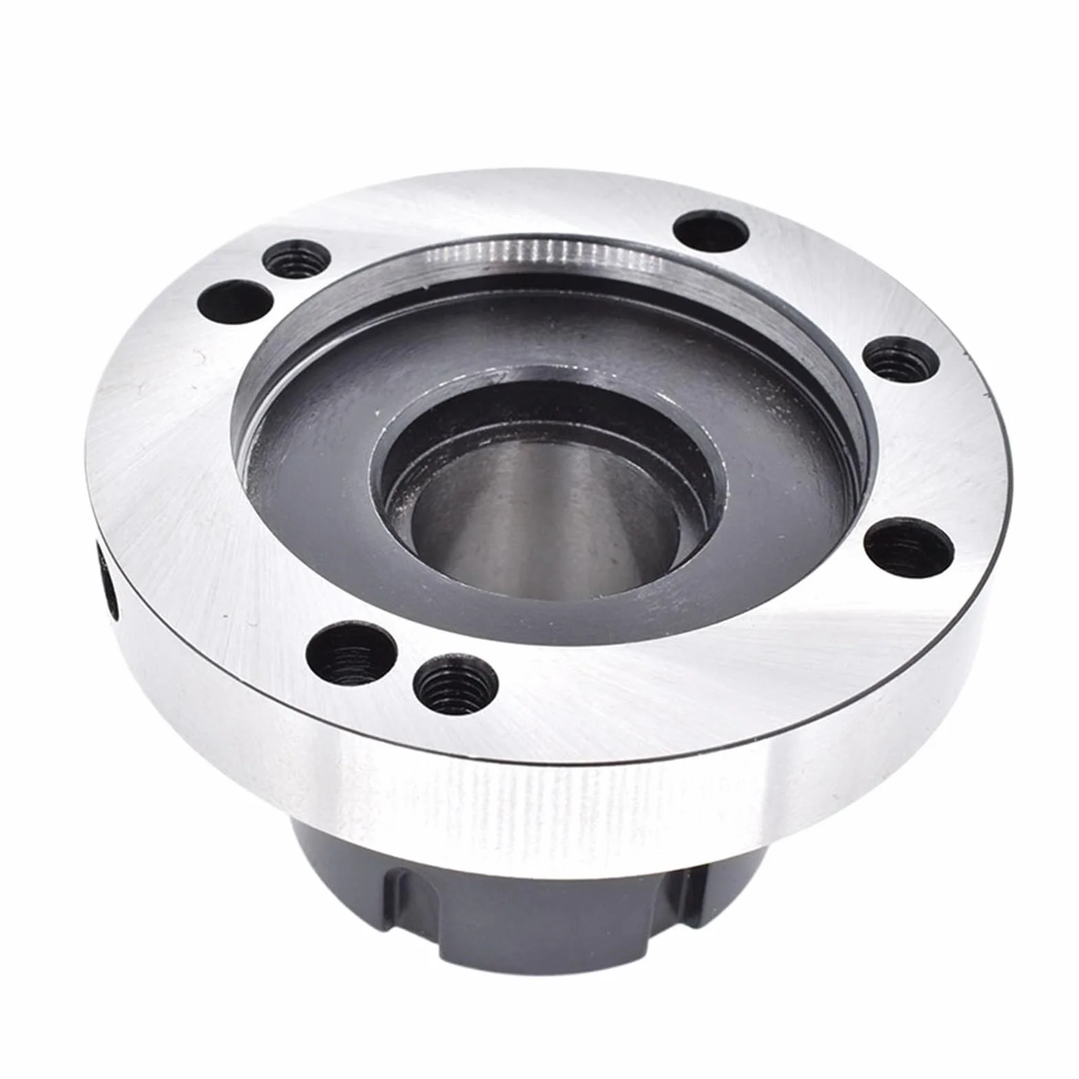 Czteroosiowy uchwyt tulejkowy z kołnierzem o wysokiej precyzji, ER50 - ER40, uchwyt 100 mm 80 mm do tokarki CNC - 1 szt.(Er32-d80 (3hole))