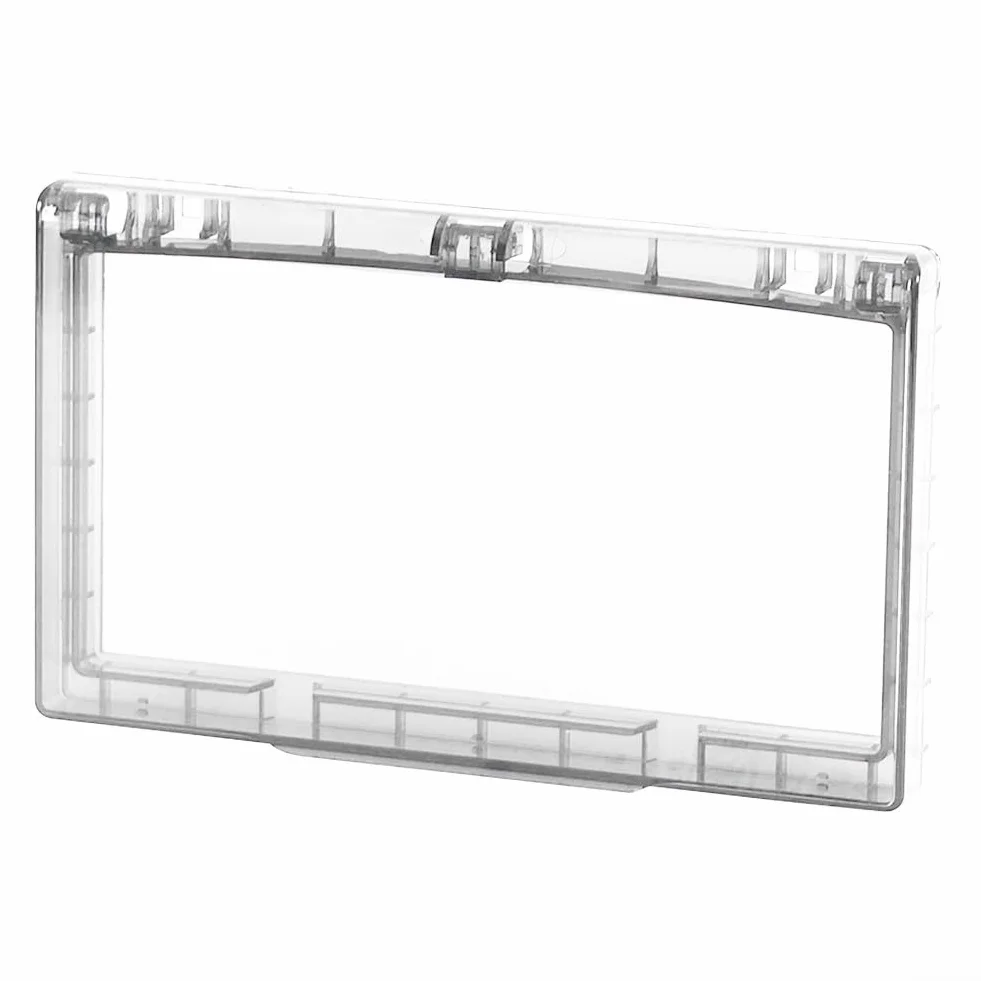 Osłona wylotu zewnętrznego Odporna na warunki atmosferyczne osłona gniazdka, ABS gniazdo przełącznika ściennego płyta czołowa pokrywa panelu 194x111x26mm(Black)